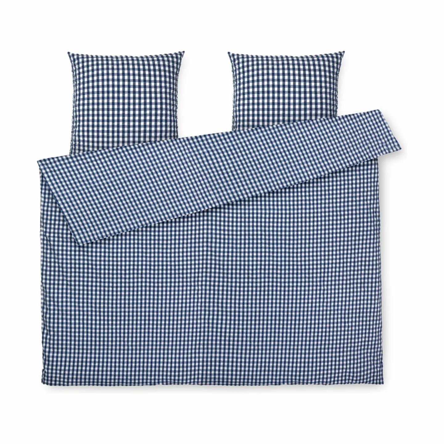 Juna Sengetøj Bæk&Bølge Sengetøj i Mørk blå/Hvid, B200 x L220 cm, 1