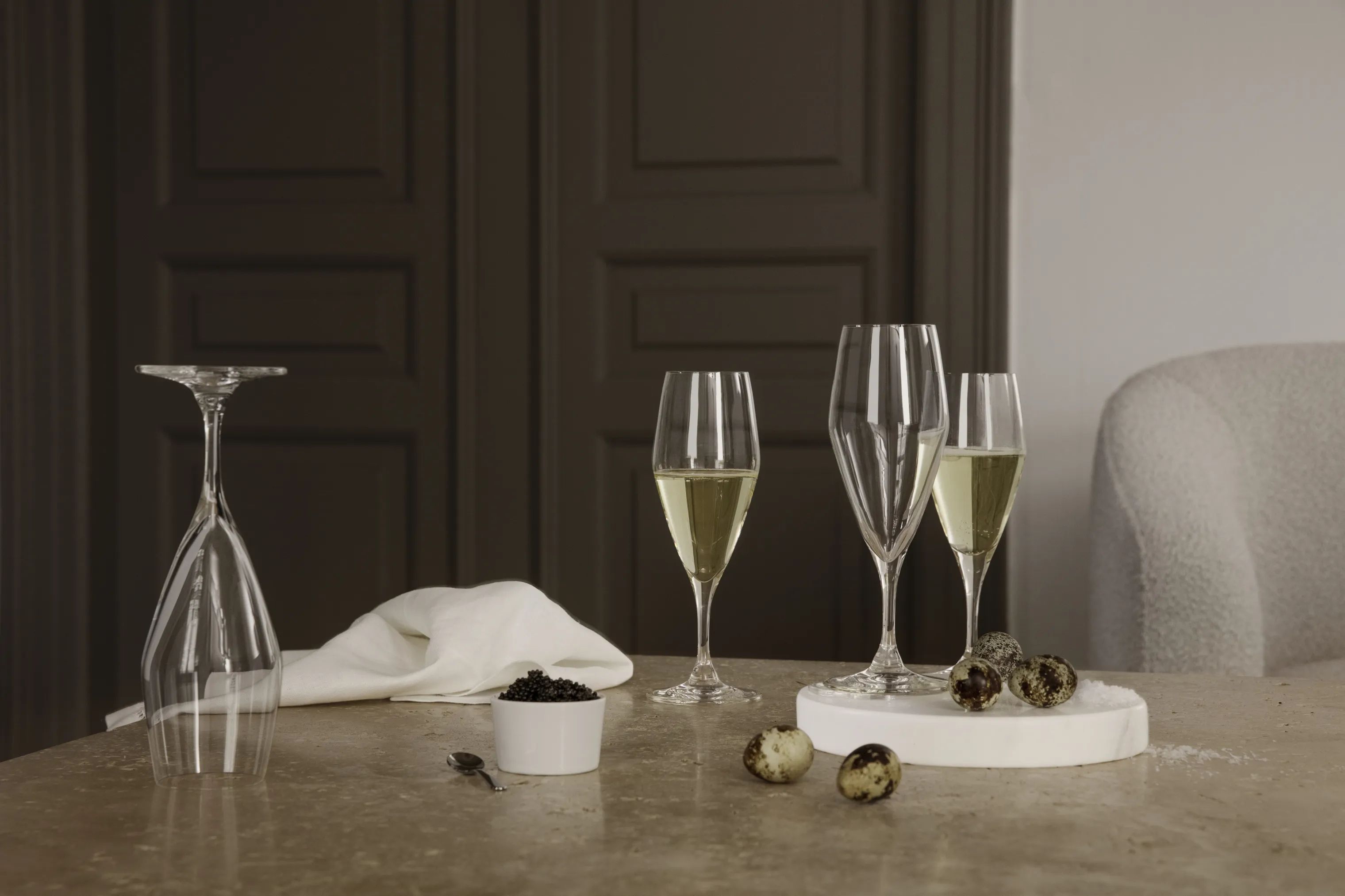 Holmegaard Champagneglas Perfection Champagneglas - 6 stk. i Klar, 3
