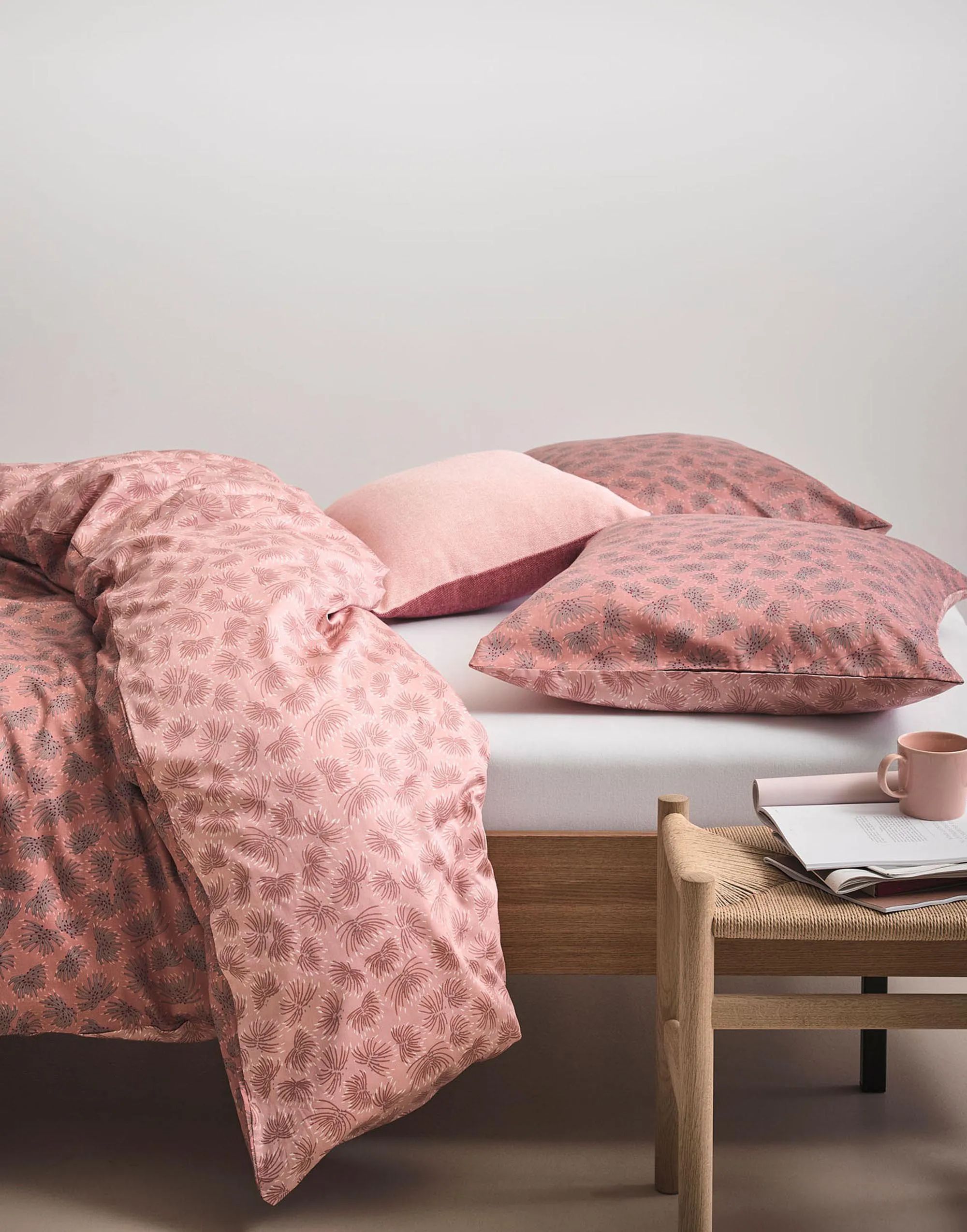 Marc O'Polo Sengetøj Verin Sengetøj i Coral pink, B140 x L220 cm, 2