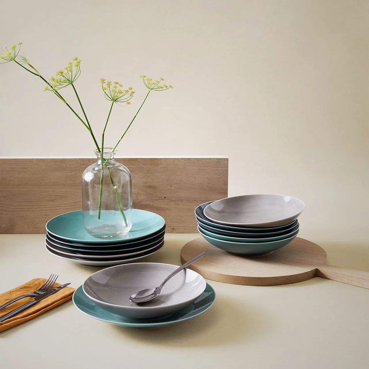 Rosenthal Middagstallerkener Loft Middagstallerken i Ice Blue, 3