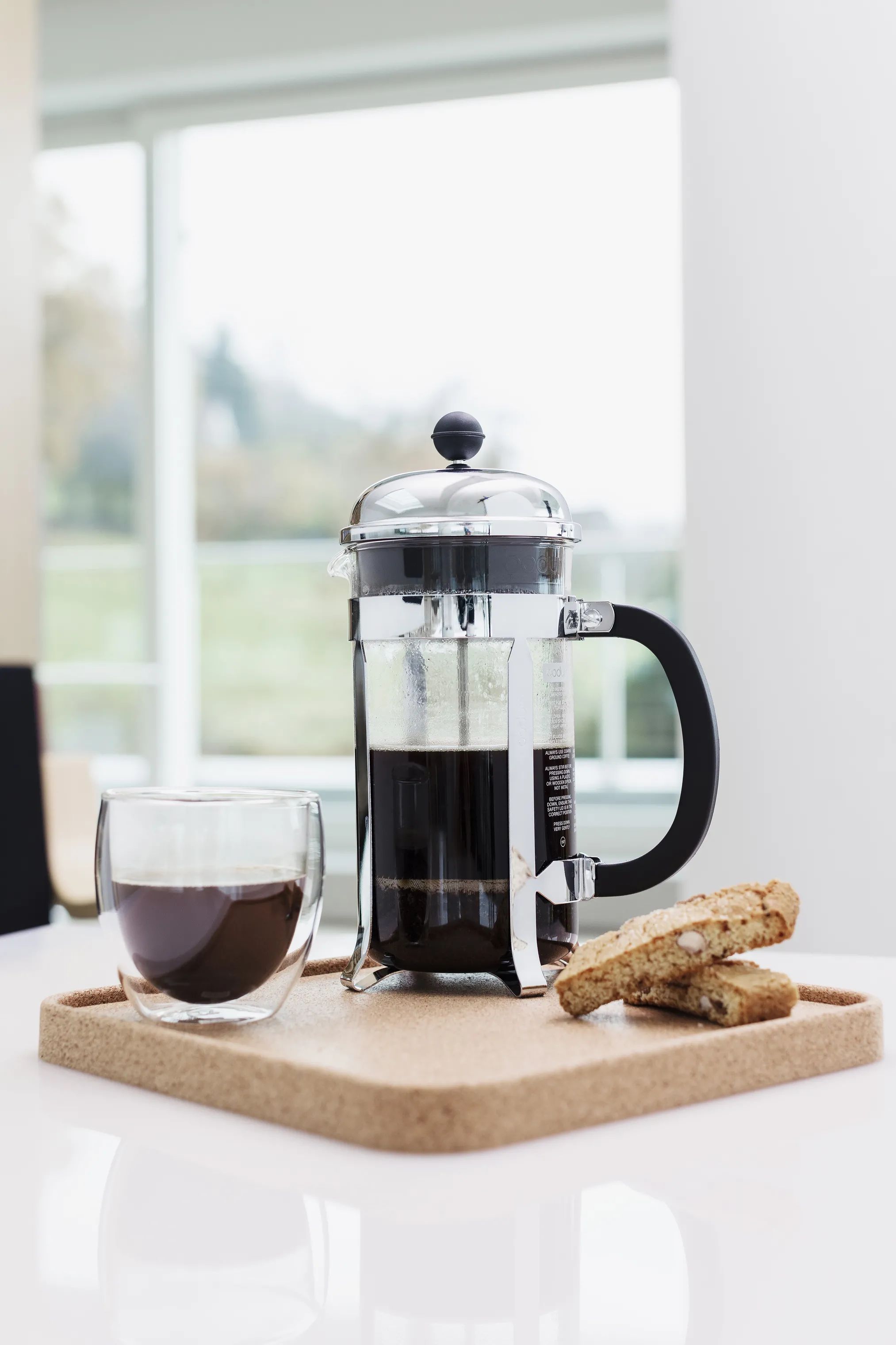 Bodum Stempelkander Chambord Stempelkande i Stål, 1 L, 2