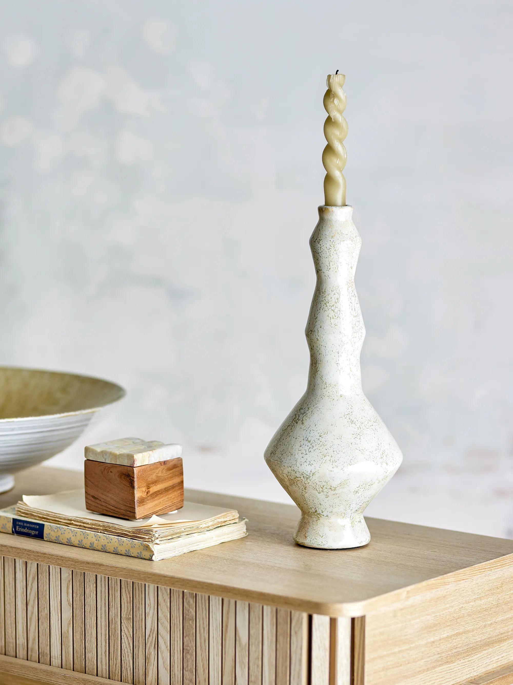 Bloomingville Kronelysestage Bancroft Lysestage i Creme, 2