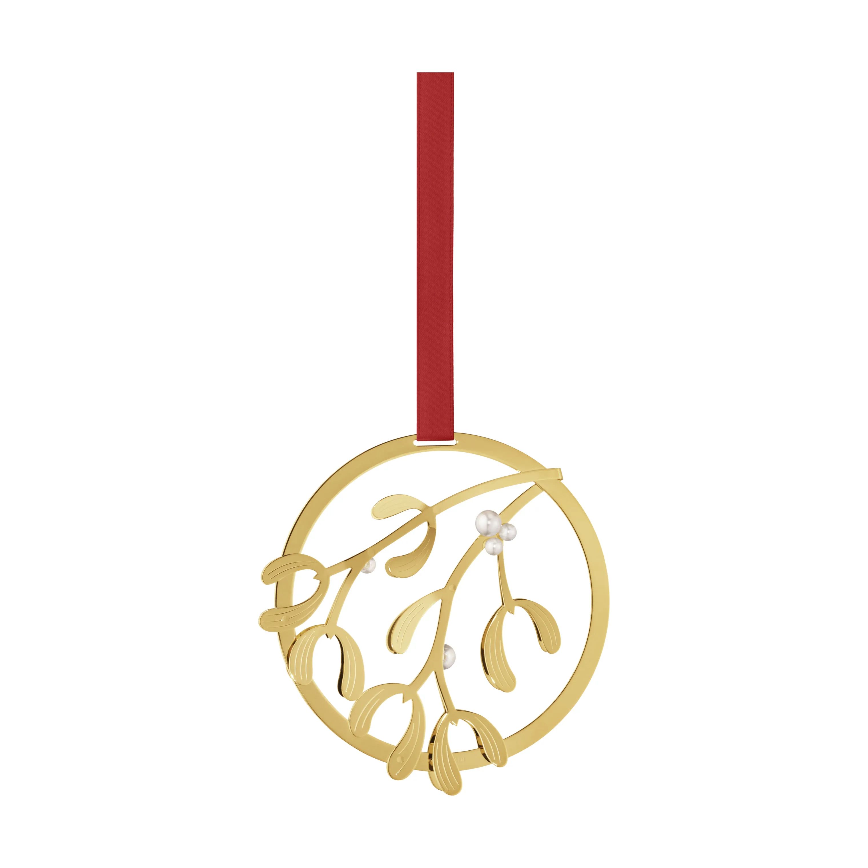 Georg Jensen Juleophæng Christmas Collectibles Juleuro - Mistelten i Guld, 1