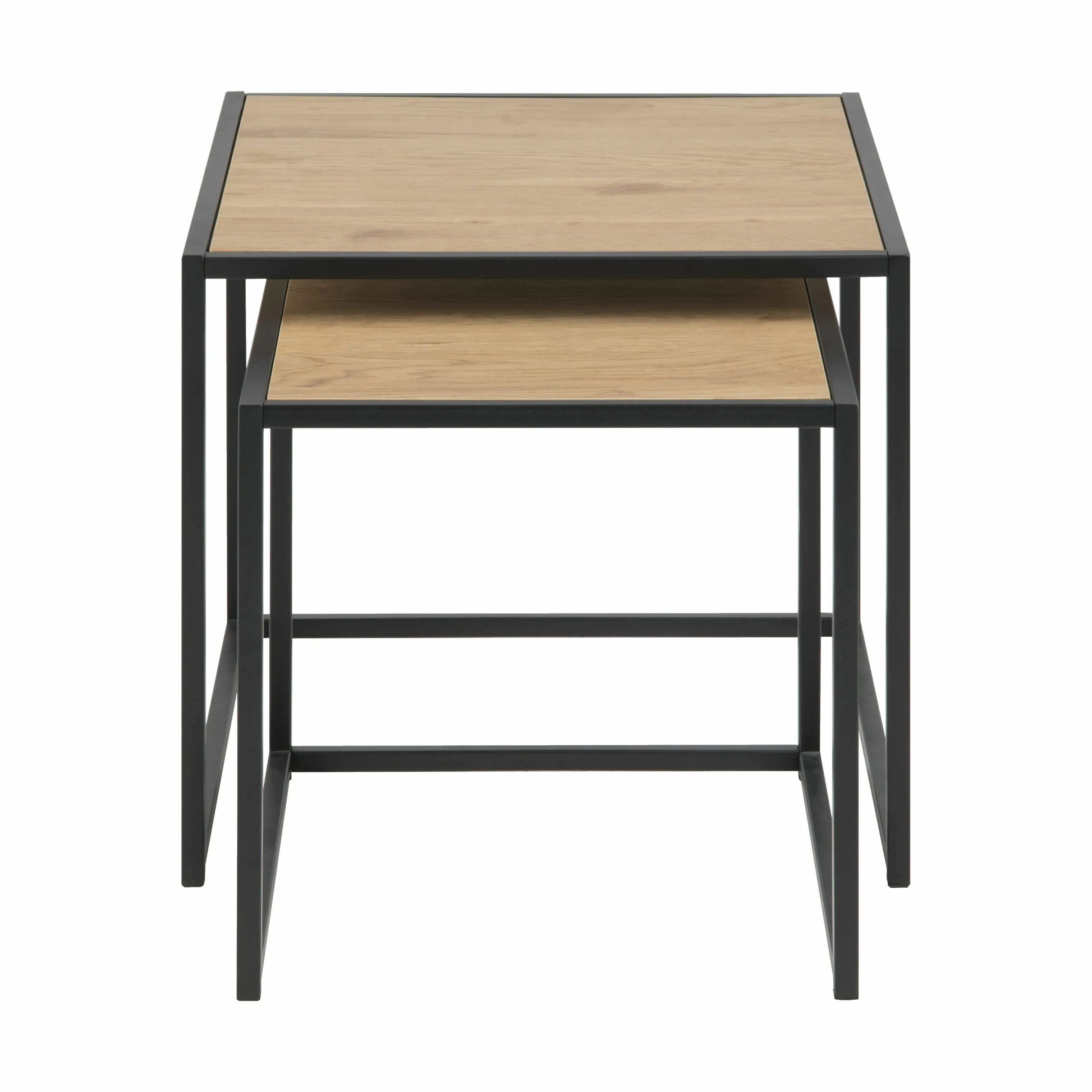CASA Living Sideborde Seaford Indskudsbord i vild eg/mat sort, 5