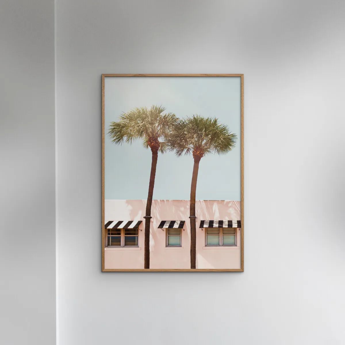 Poster&Frame Plakater Plakat - Hotel Miami i B21 x L29,7 cm, 2