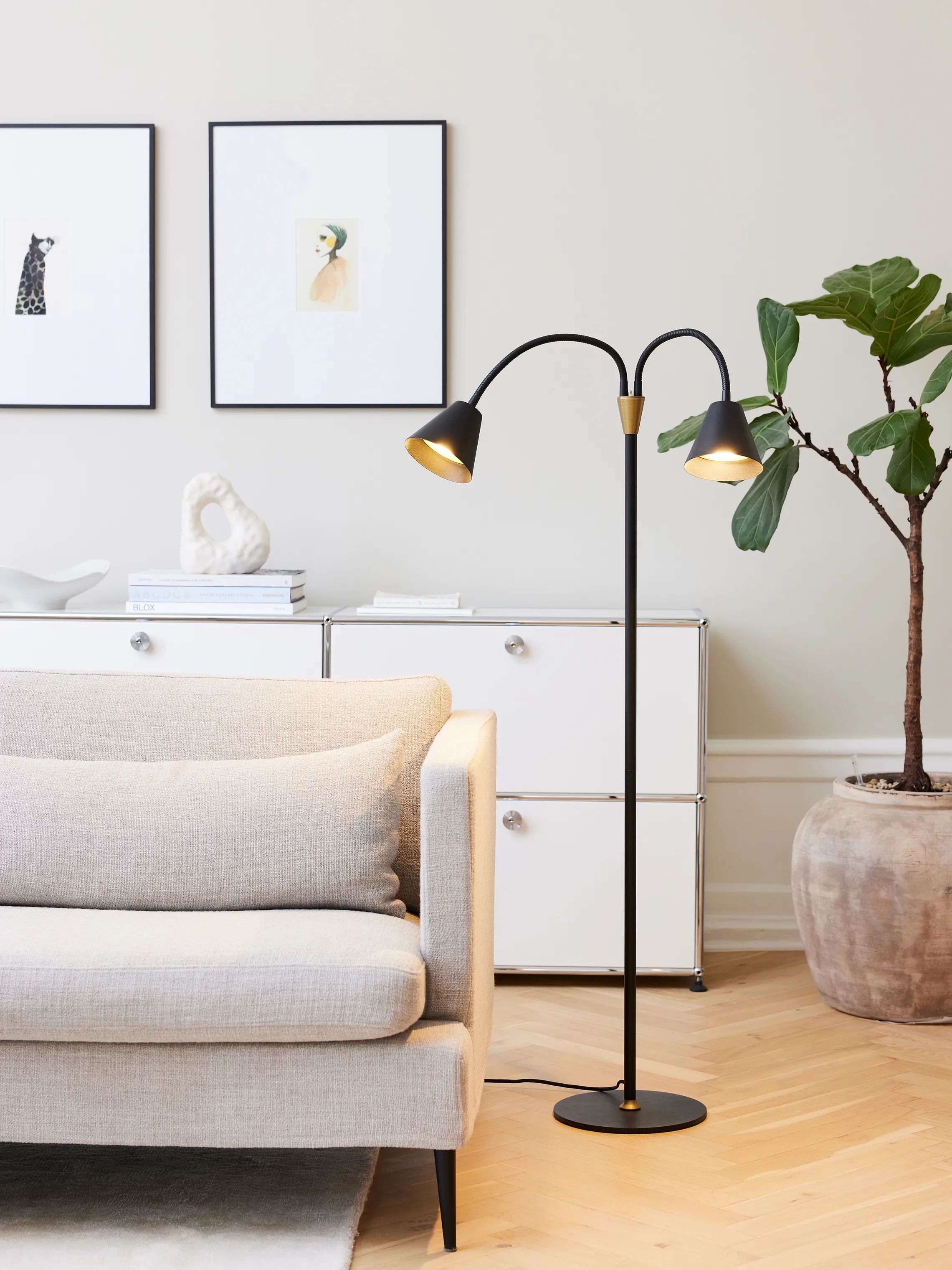 Halo Design Gulvlamper Hygge Gulvlampe i Graphite Sort, 2