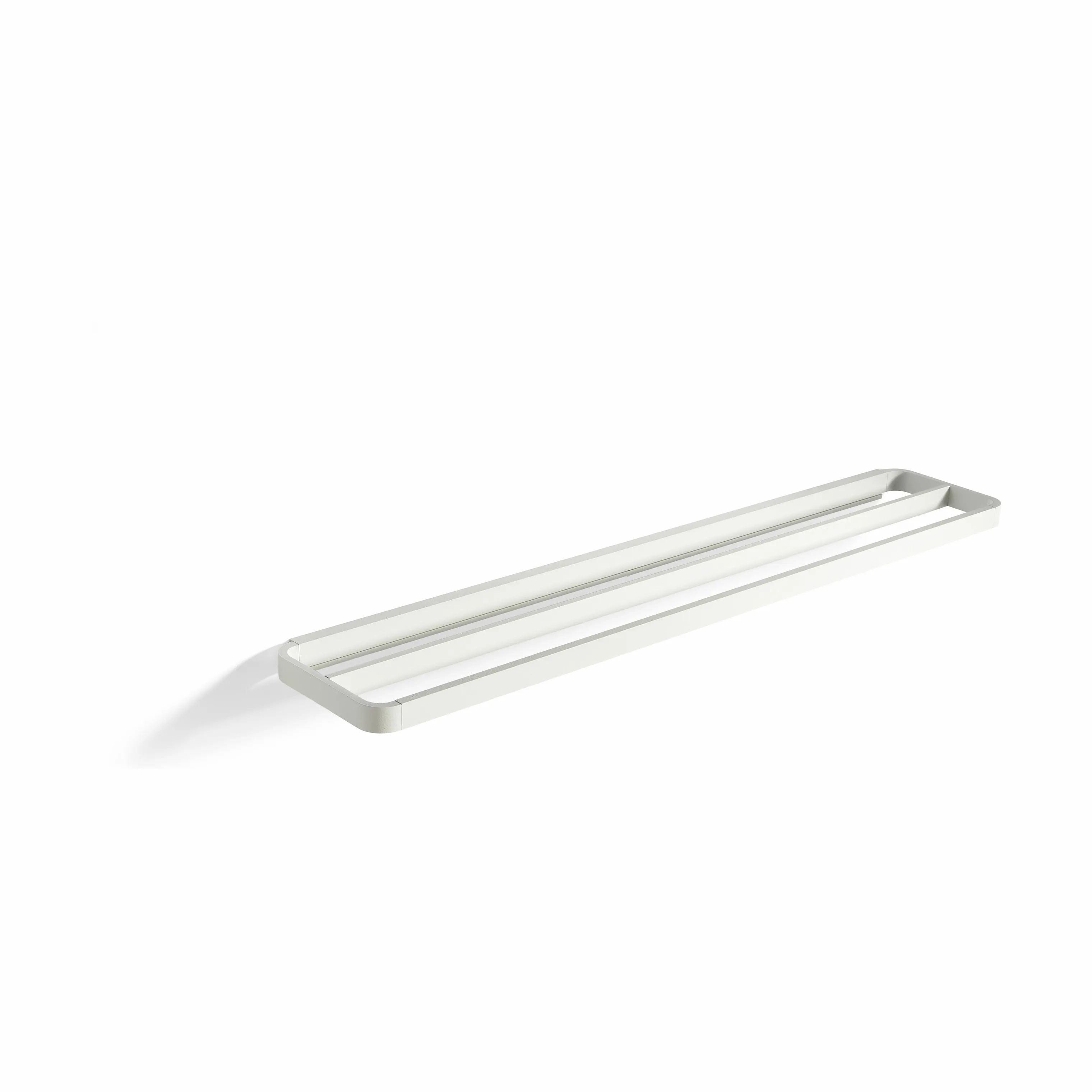 Zone Hylder Rim Dobbelt Håndklædestang i Hvid, B12,5 x L70 cm, 1