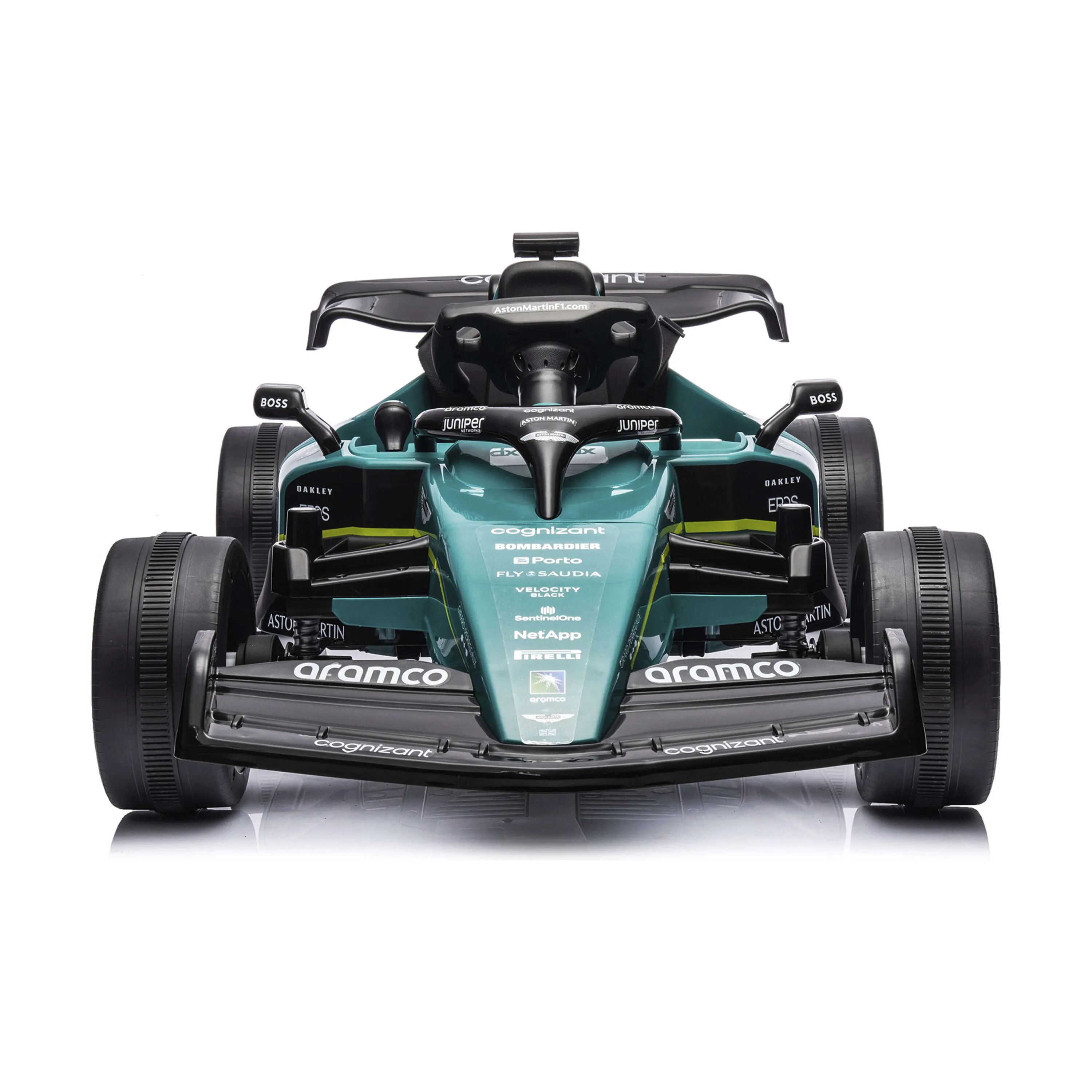 NORDIC PLAY Speed El-biler til børn Elektrisk Bil - Formel 1 Aston Martin i Mørkelilla, 4