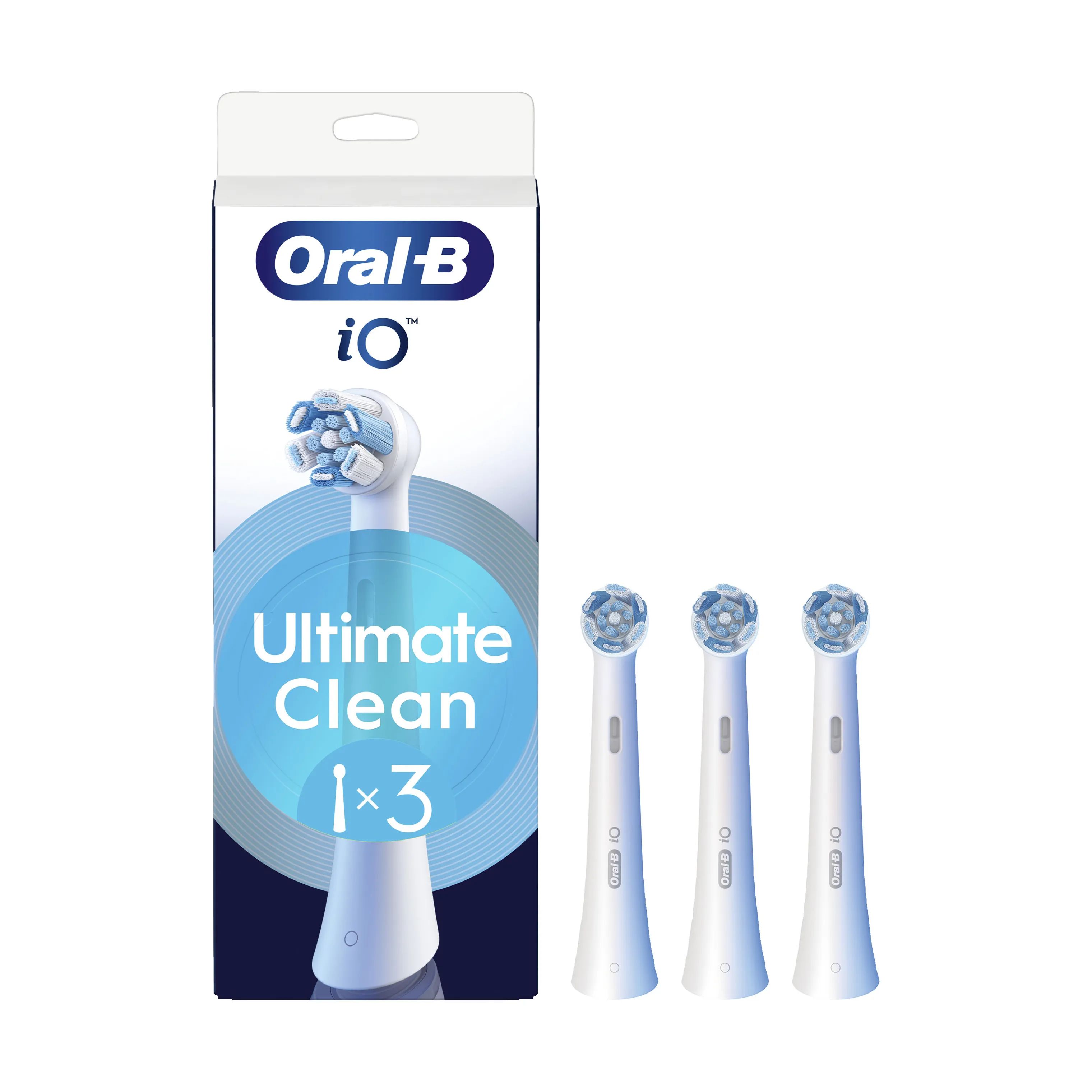 Oral-B Tandbørstehoveder iO Ultimate Clean Børstehoved - 3 stk. i White, 3 stk., 1