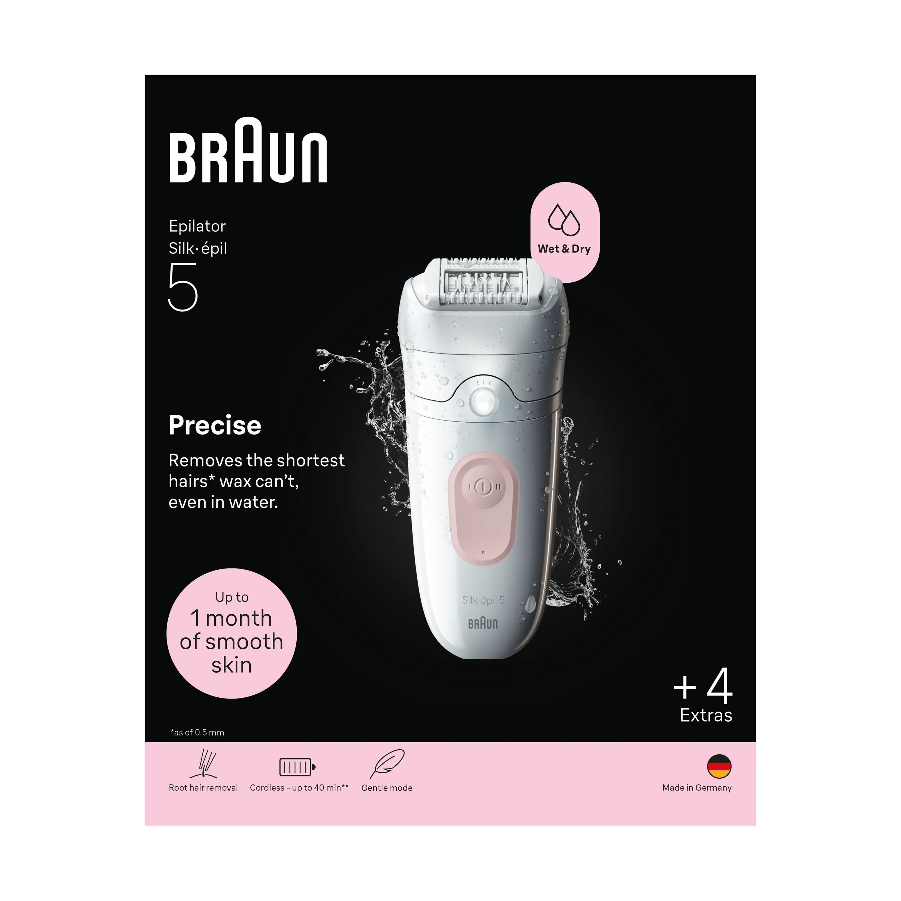Braun Epilatorer Silk·épil 5 Epilator i Hvid, 2