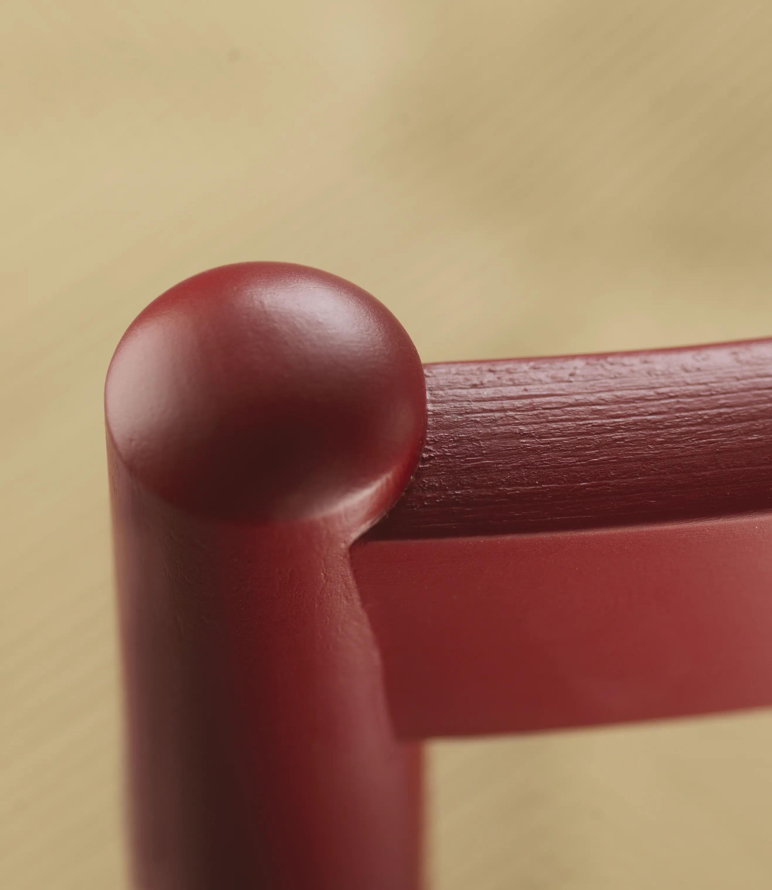 FDB Møbler Spisebordsstole J80 Spisebordsstol i Ruby Red (RAL3003), 2