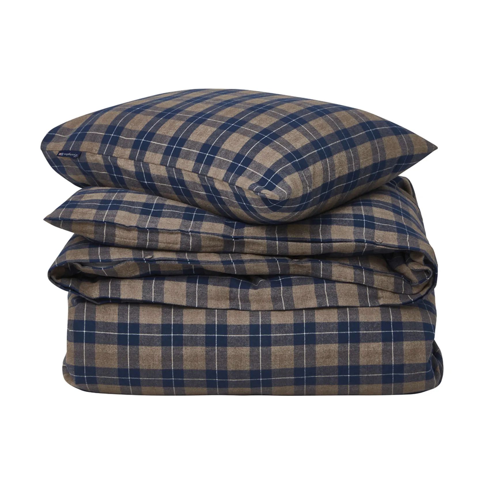 Lexington Sengetøj Comforts of Fall Sengesæt i Denim Blue;Beige, B200 x L220 cm, 4