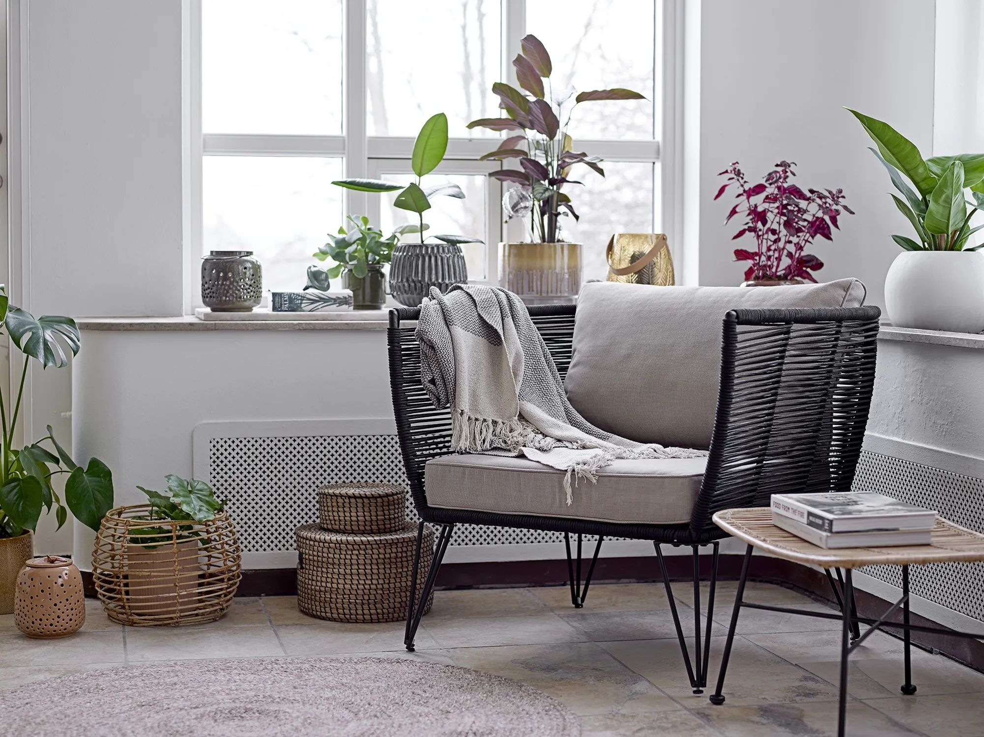 Bloomingville Loungestole Mundo Loungestol - 2 stk. i Sort, 2