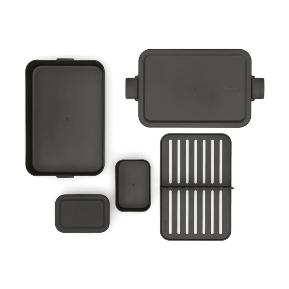 Brabantia Madkasser Make & Take Bento Madkasse i Dark grey, 4