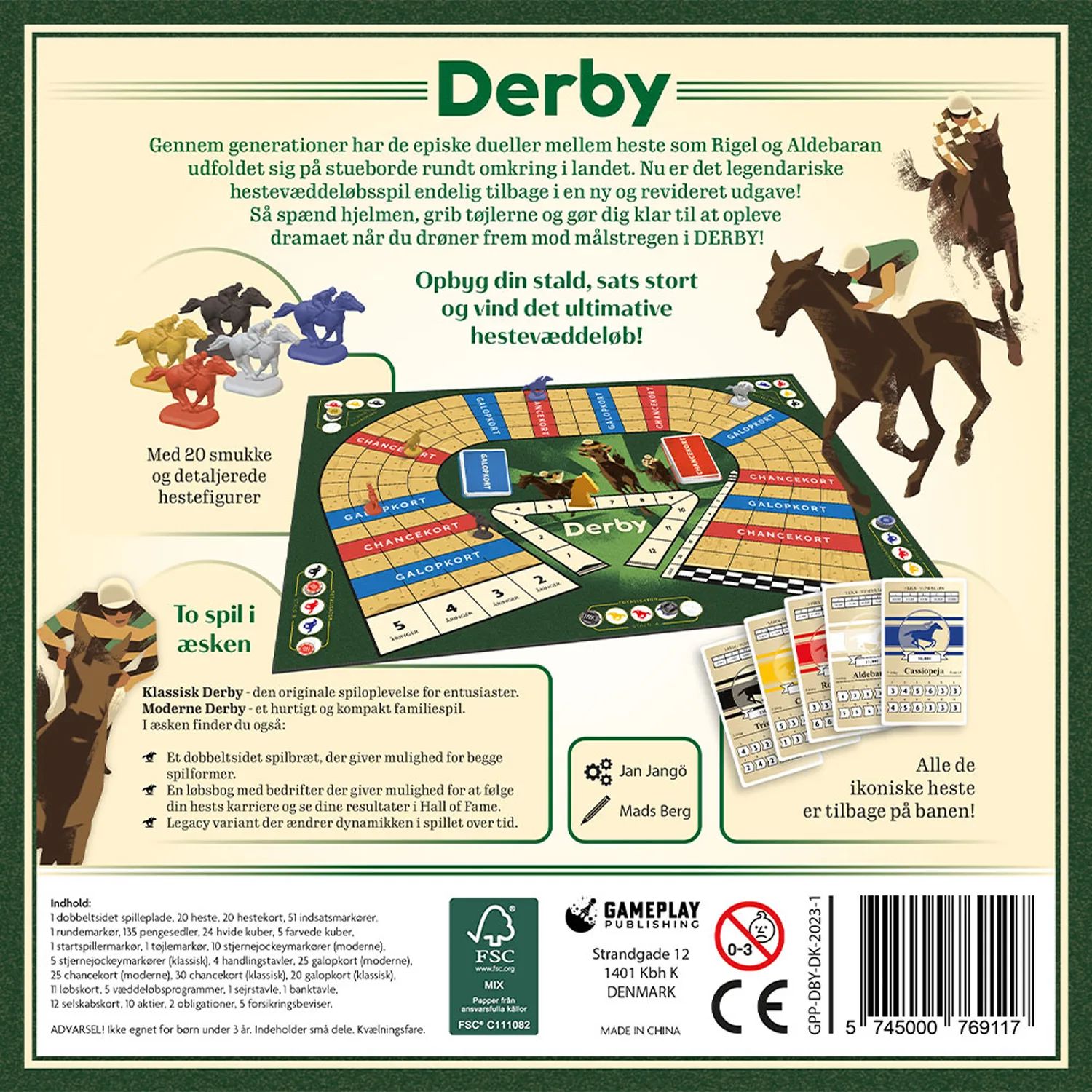 Spilbræt Spil Brætspil - Derby i Multifarvet, 2