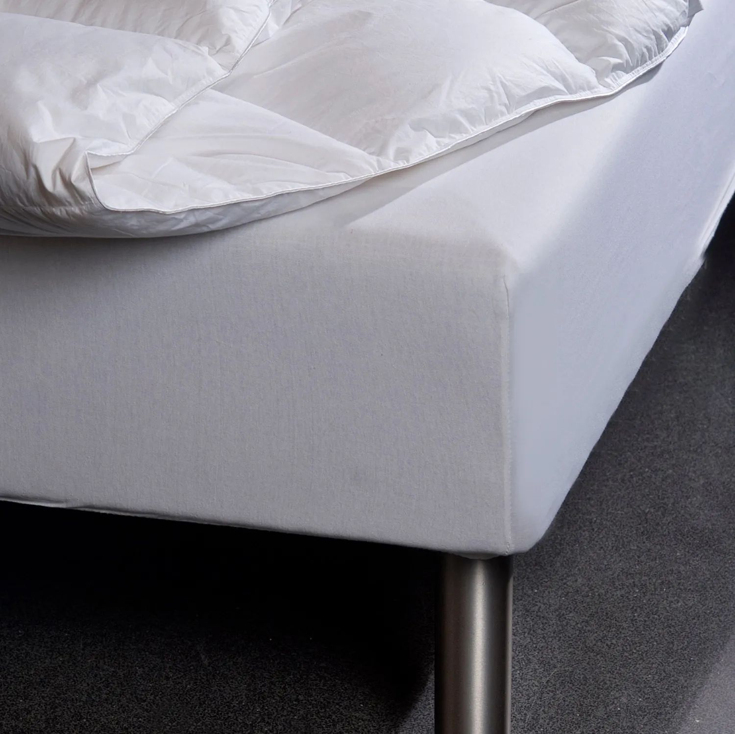 Borås Cotton Lagner Cloud Boxlagen i Hvid, B140 x L200 cm, 3