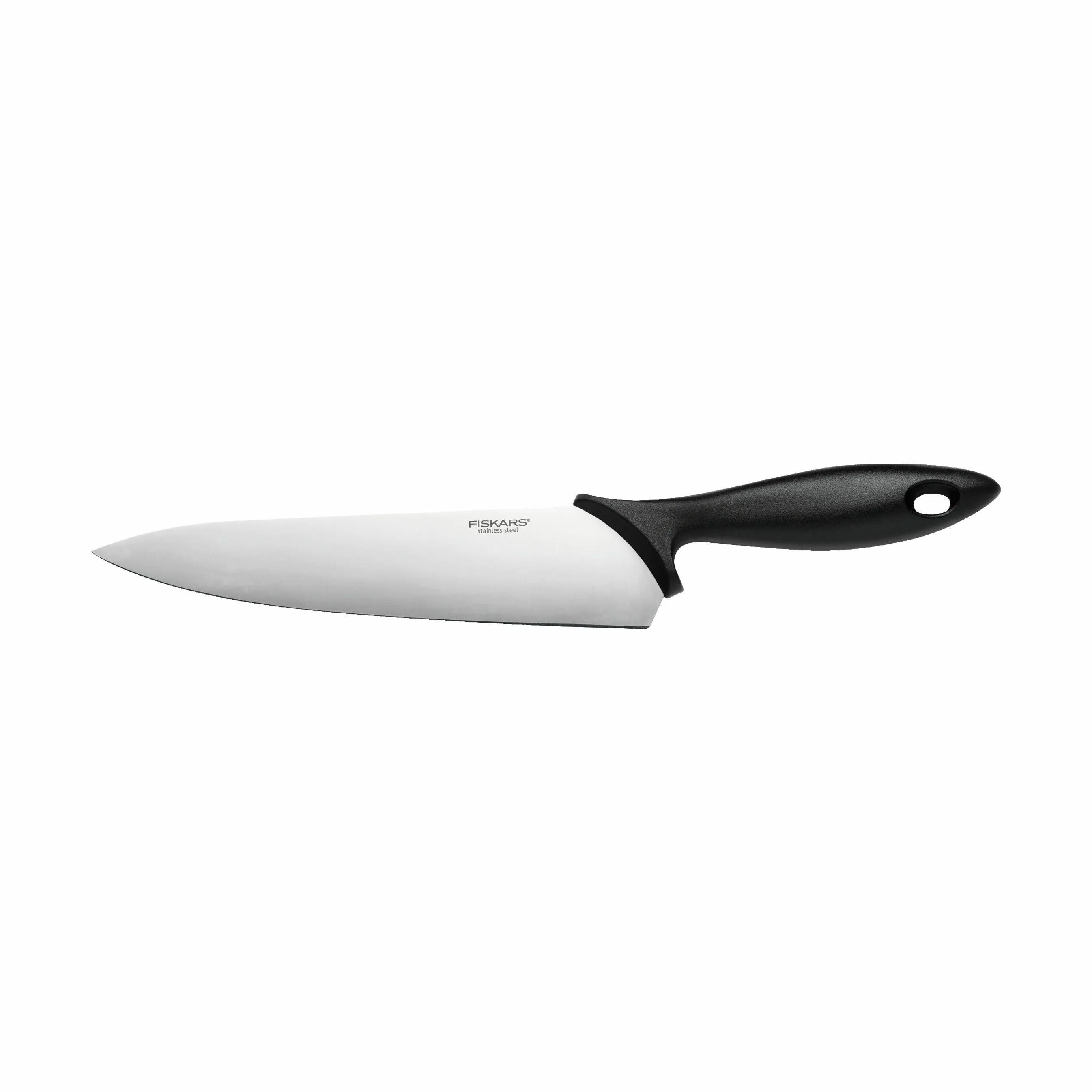 Fiskars Kokkeknive Essential Kokkekniv i stål/sort, 1