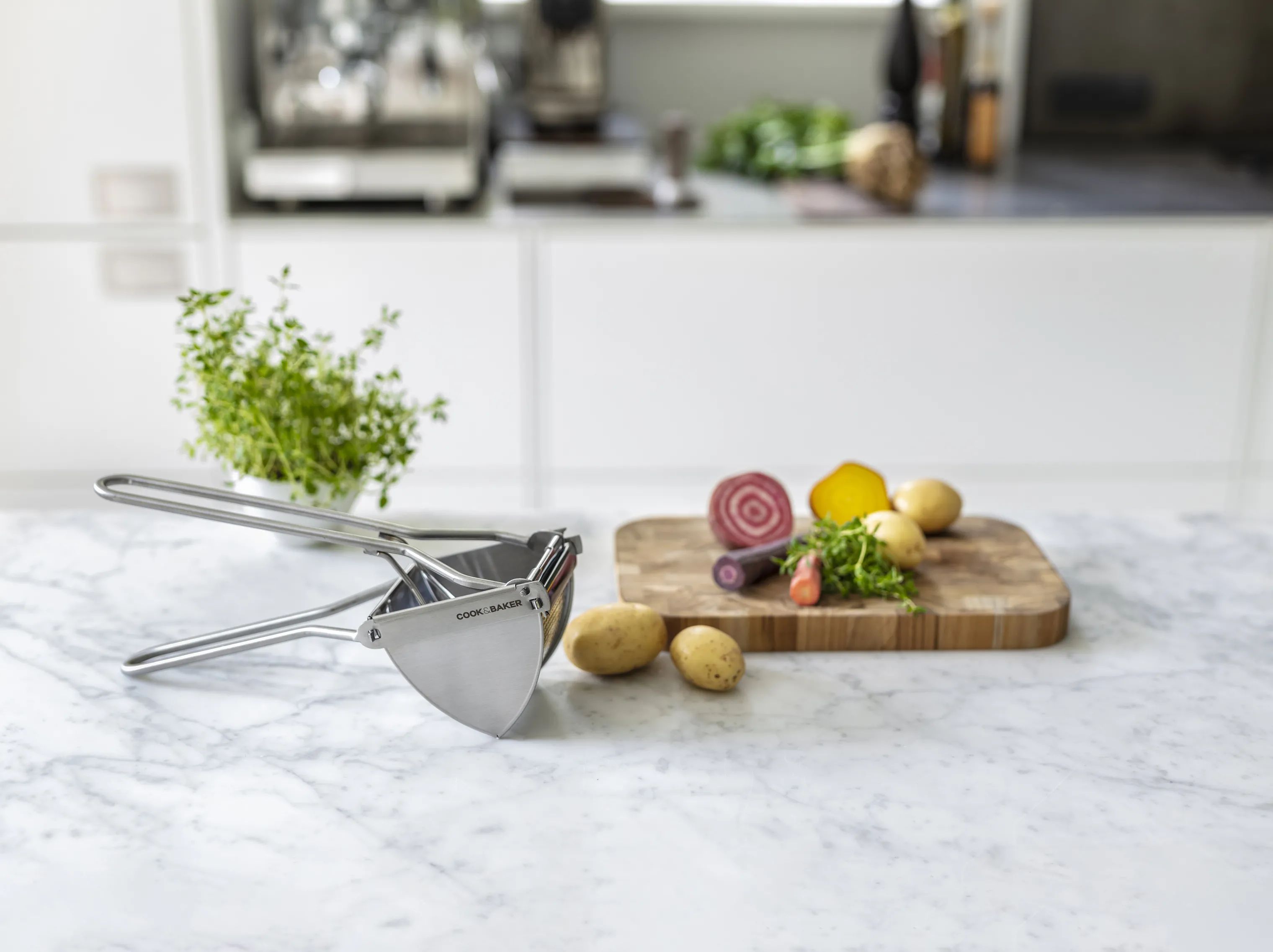 Cook & Baker Kartoffelstampere Purepresser i stål, 2