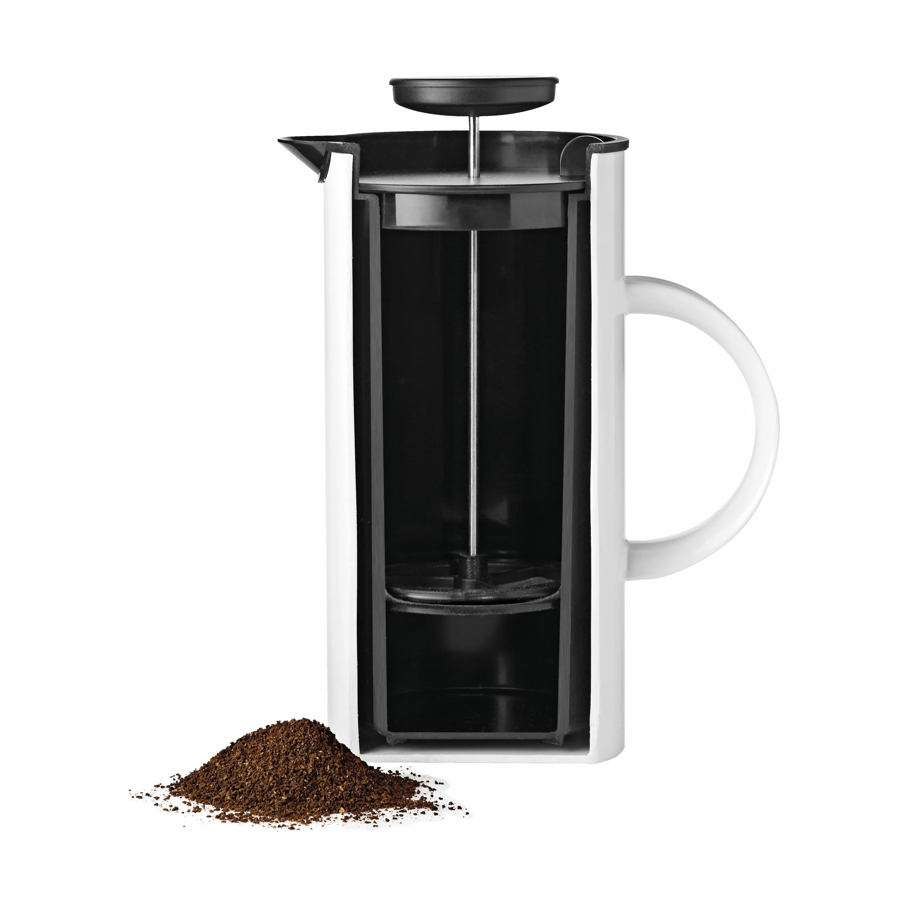 Stelton Stempelkander EM77 Stempelkande i White, 1 L, 2