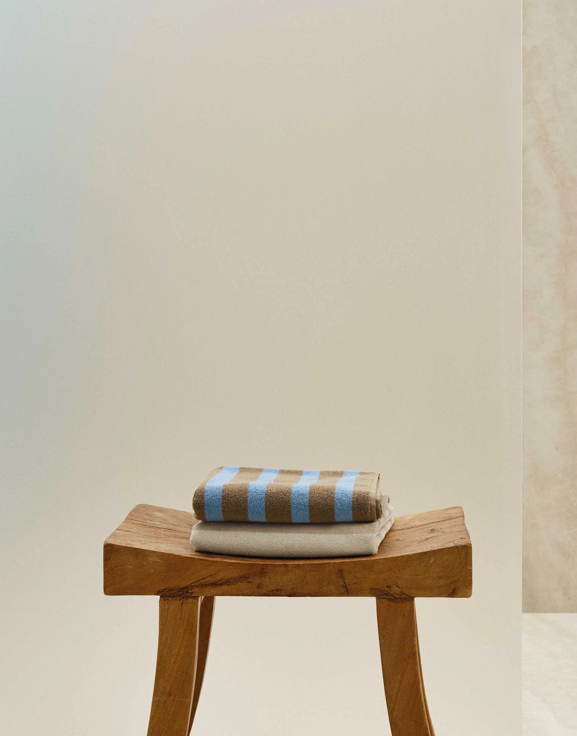 Marc O'Polo Håndklæder Heritage Håndklæde i Oakwood/denim blue, B50 x L100 cm, 3