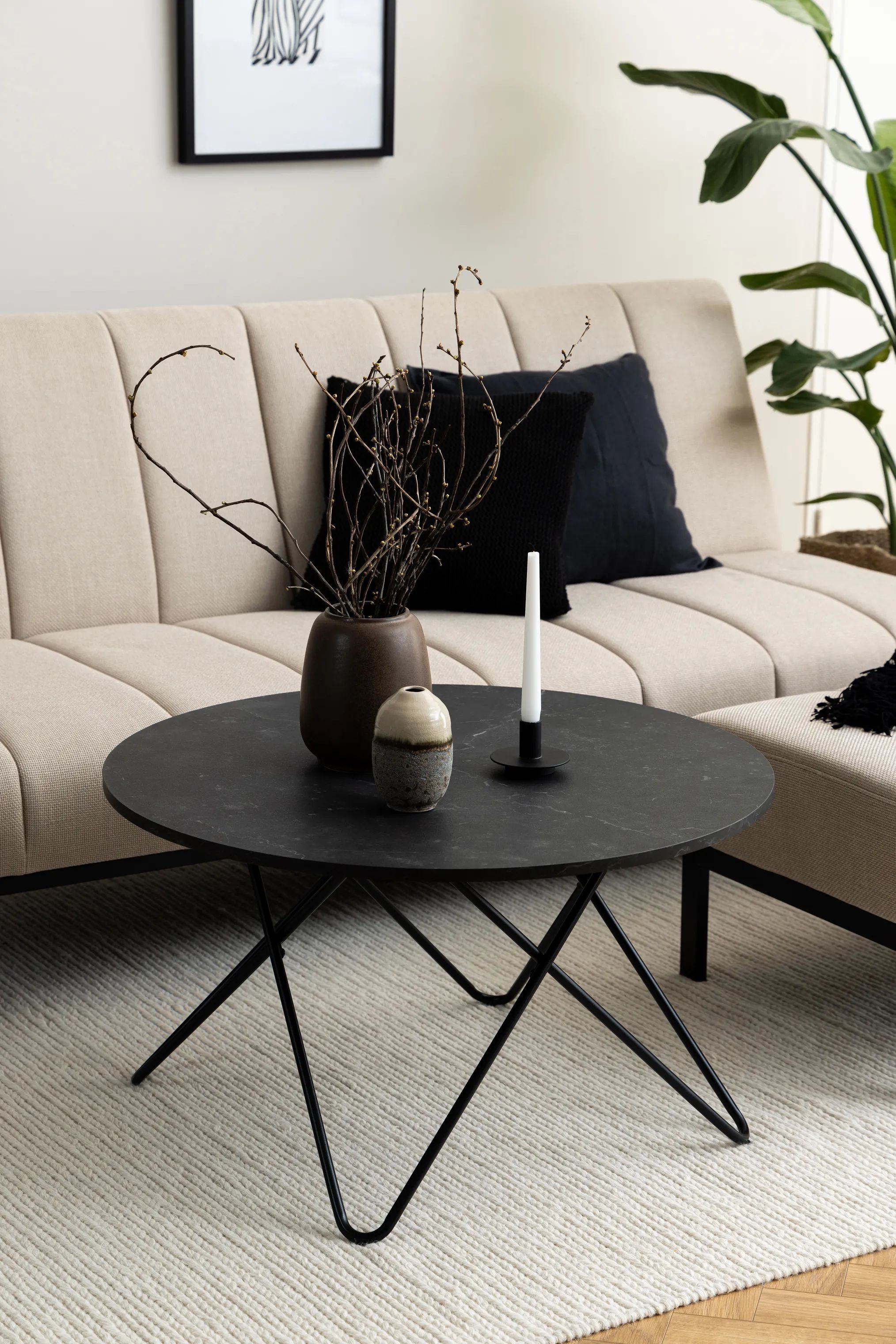 CASA Living Sofaborde Wyre Sofabord i Sort, 2