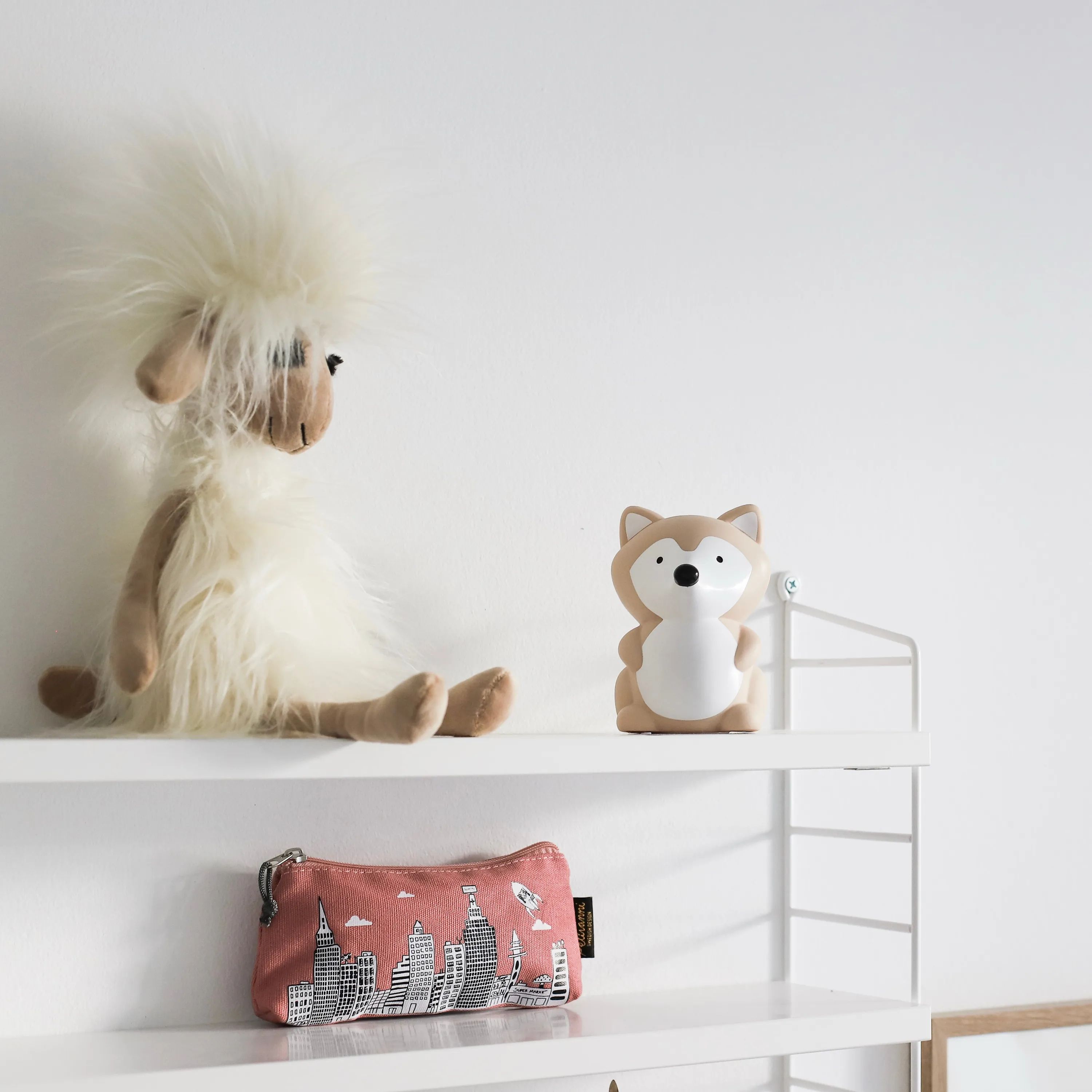 Pellianni Bordlamper Natlampe - Fighter Fox i Beige, 4