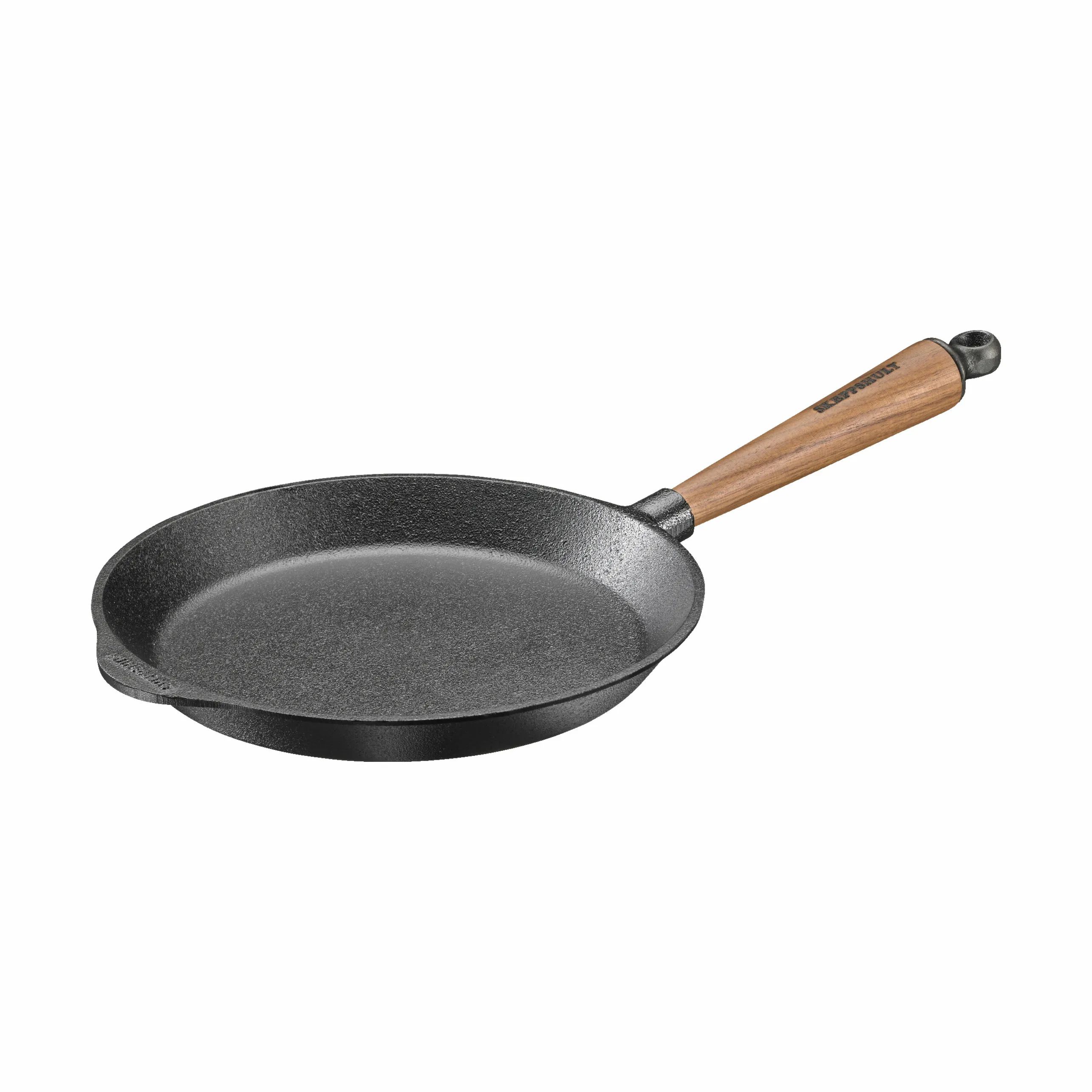 Skeppshult Stegepander Walnut Stegepande i Sort/Træ, 24 cm, 2