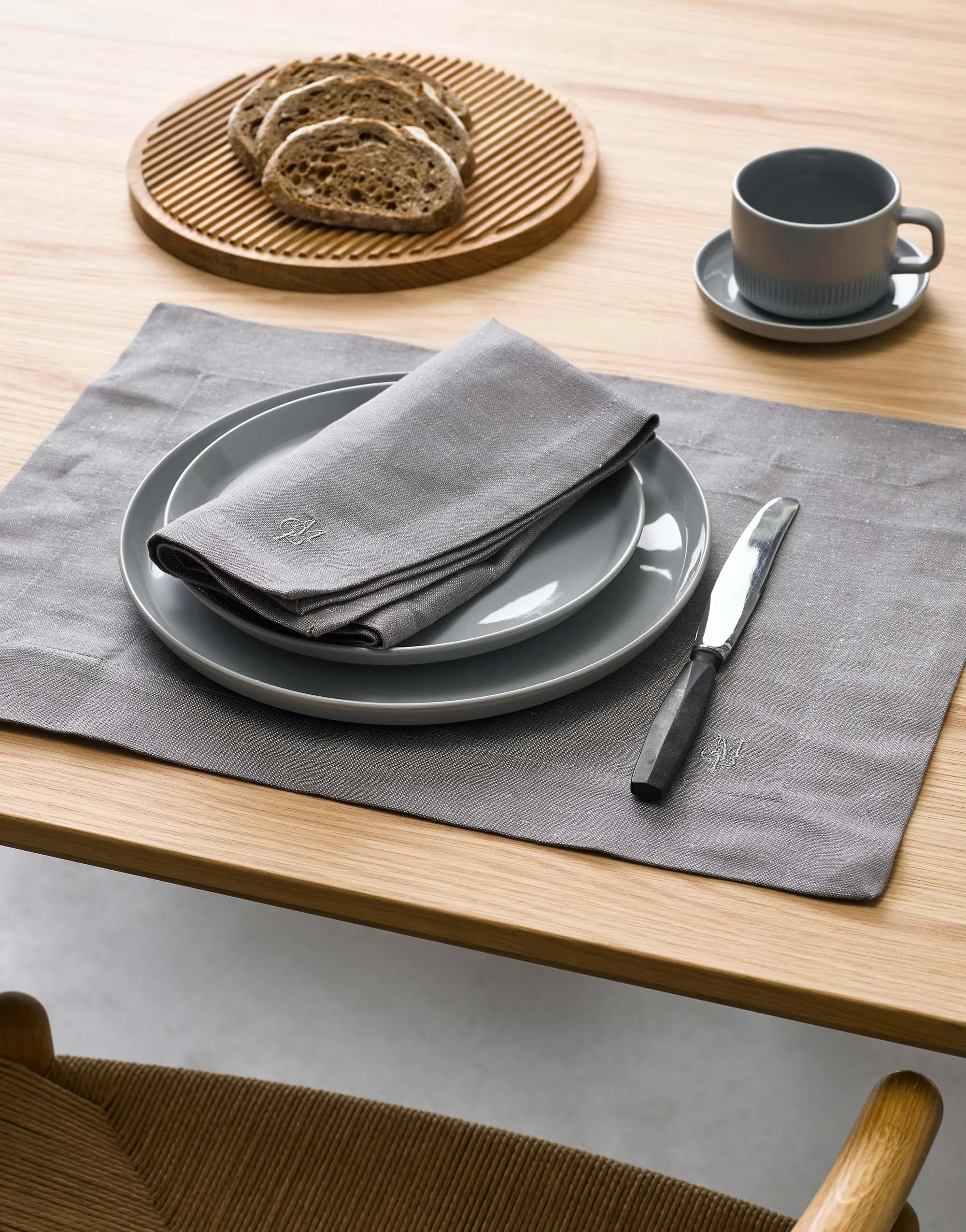 Marc O'Polo Krus og kopper med hank Moments Kop m. Underkop i Soft grey, 5