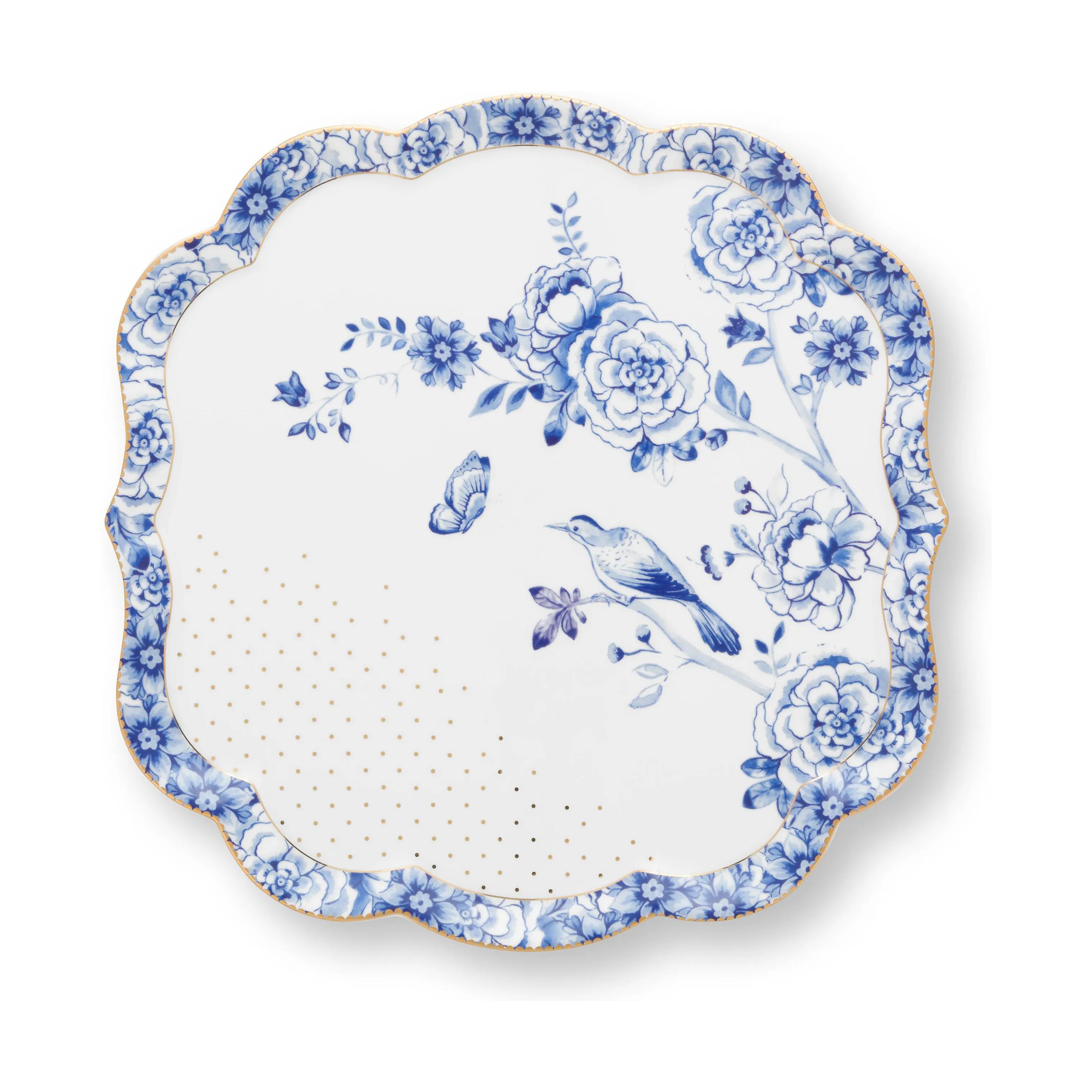 PIP Studio Serveringsfade Royal Winter White Royal White Fad i white, 3