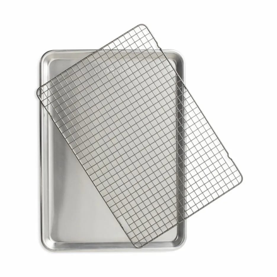 Nordic Ware Bradepander Bageplade m. grillgitter i Aluminium, 1