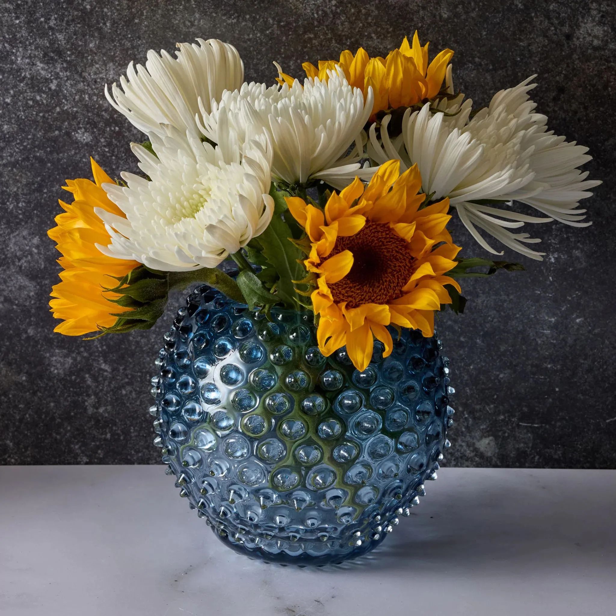 Anna von Lipa Vaser Hobnail Vase i Blå, 18 cm, 3