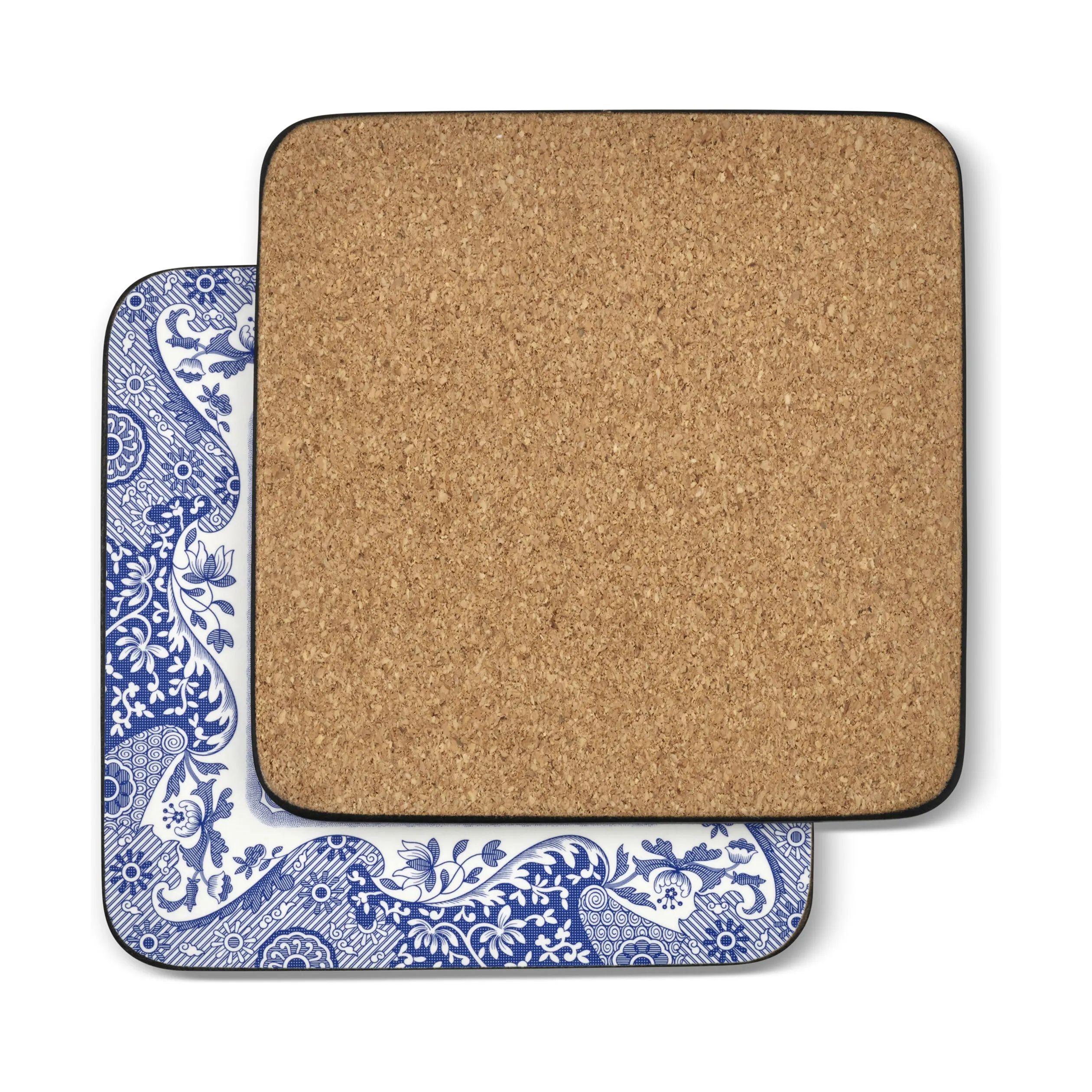 Pimpernel Glasbrikker og coasters Blue Italian Blue Italien Glasbrikker - 6 stk. i Blå/hvid, 3