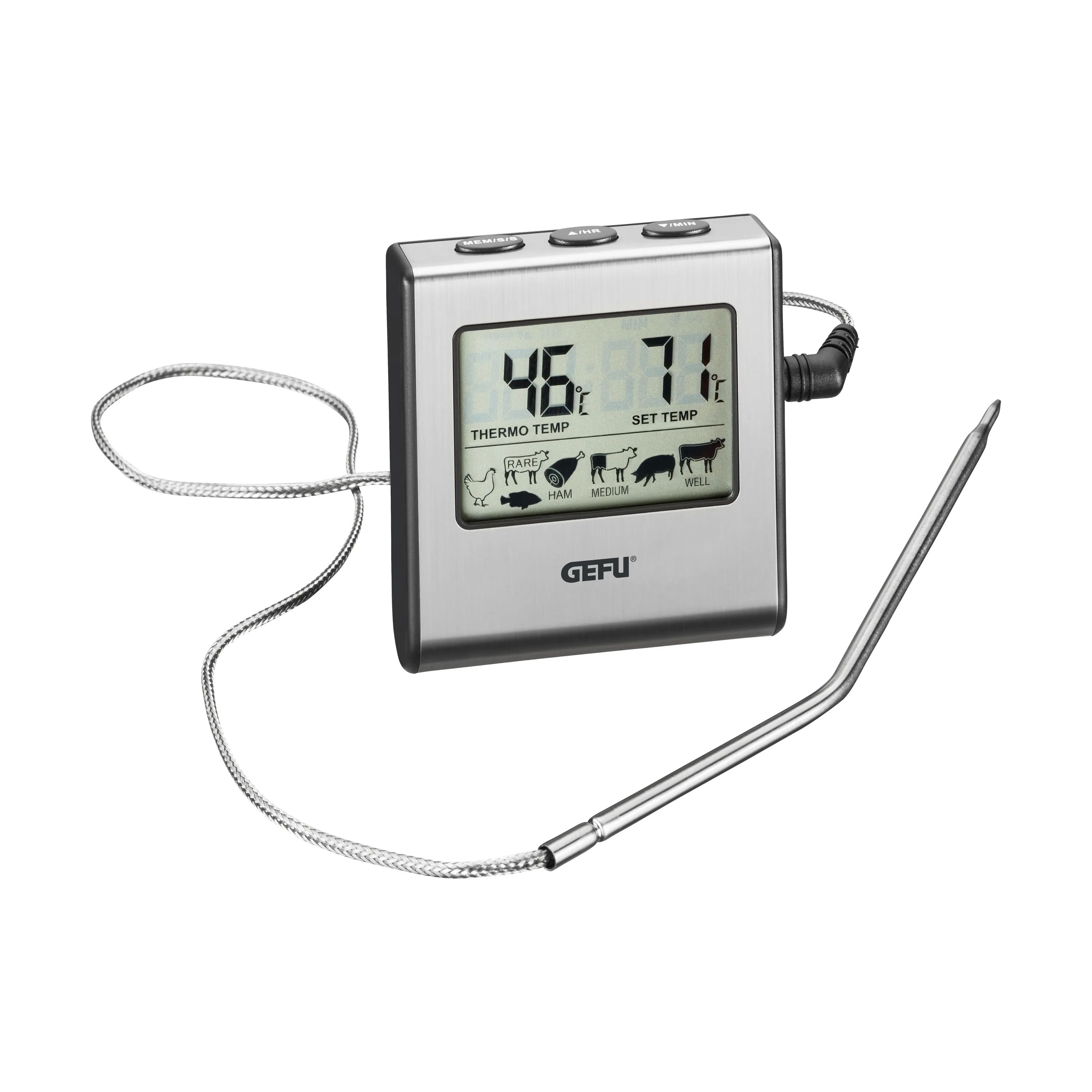 Gefu Stegetermometre Stegetermometer i Sort/Sølv, 1