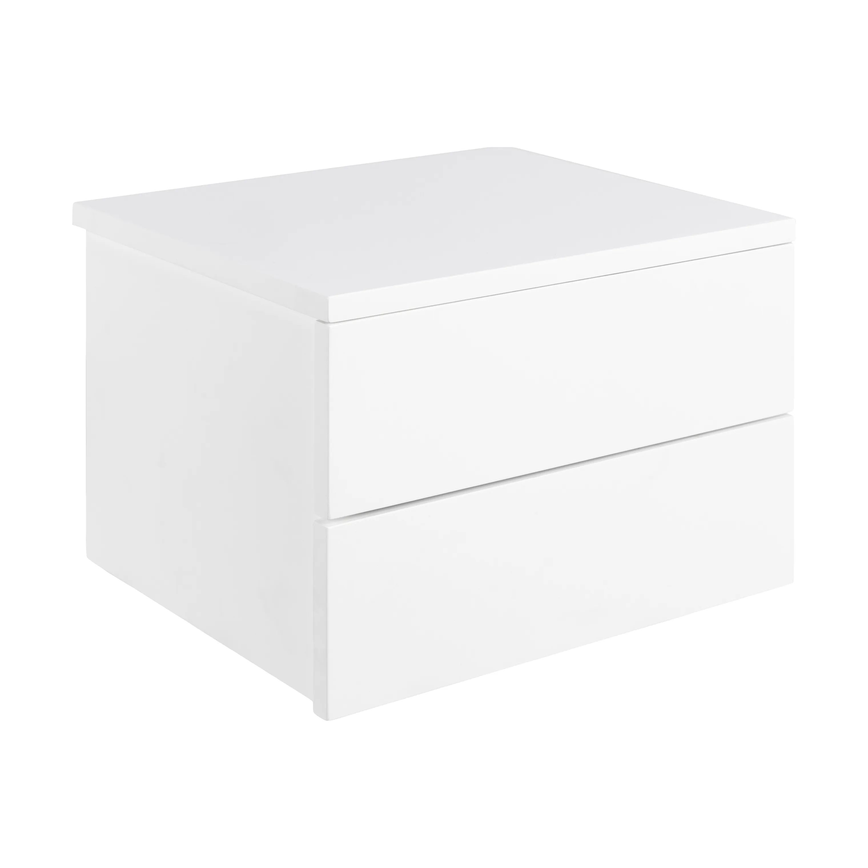 CASA Living Sengeborde Avignon Natbord i Hvid, 24,5 cm, 3
