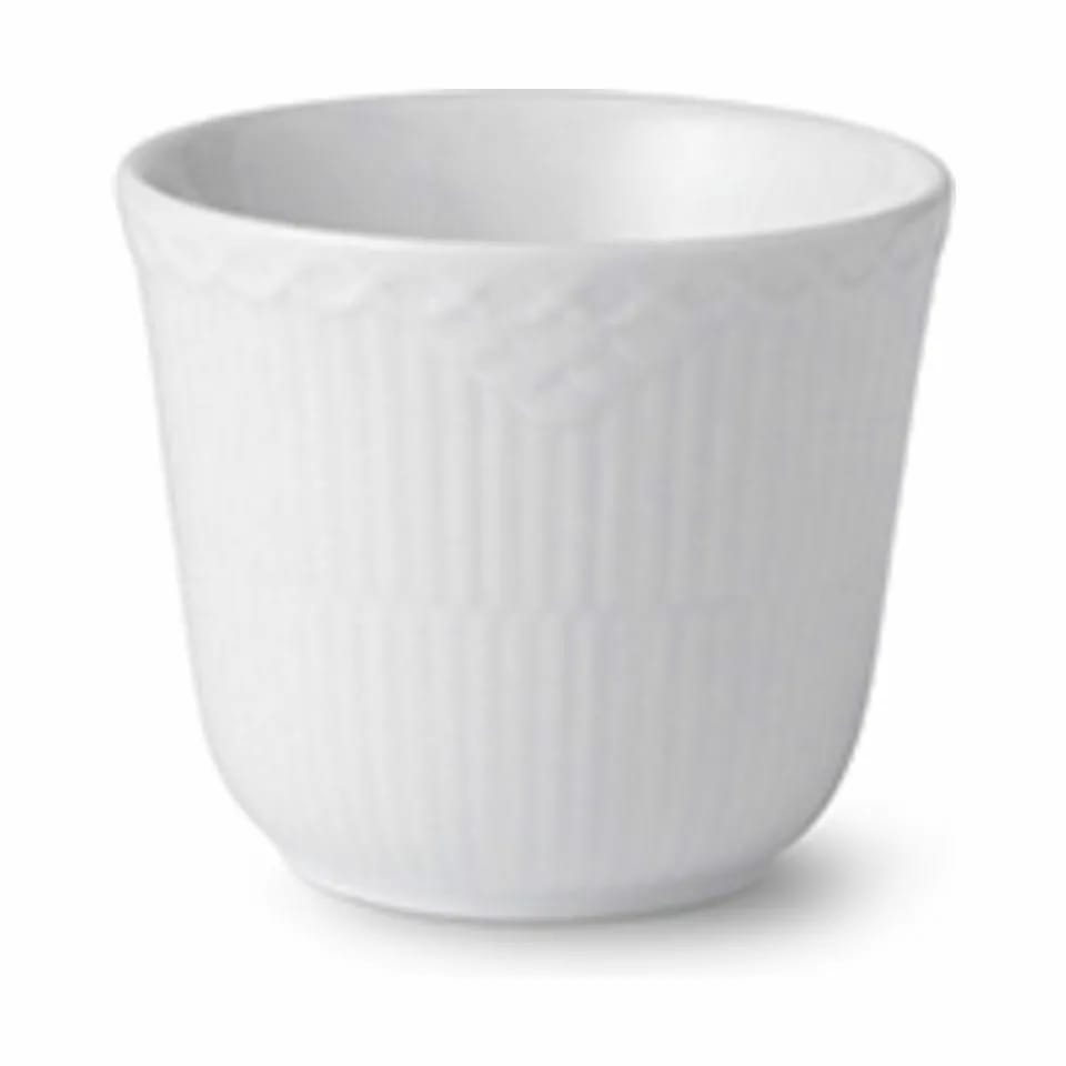 Royal Copenhagen Krus og kopper uden hank Hvid Halvblonde Termokop i Hvid, 26 cl, 1