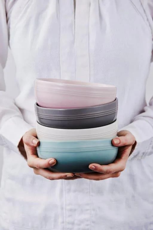 Le Creuset Dybe tallerkener Coupe Collection Coupe Dyb Tallerken i Sea salt, 16 cm, 2