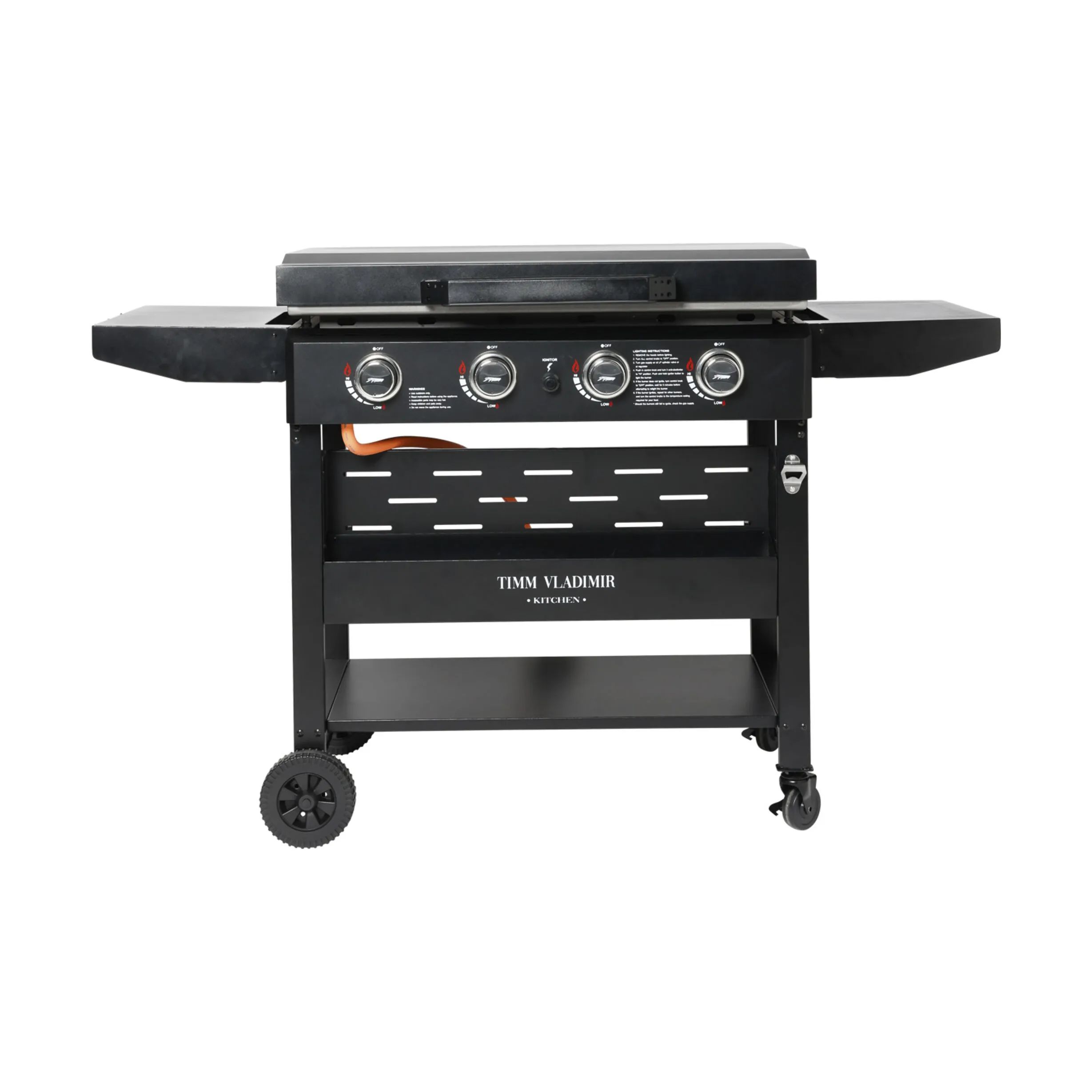 Timm Vladimir Kitchen plancha grill Plancha Gasgrill i sort, 7