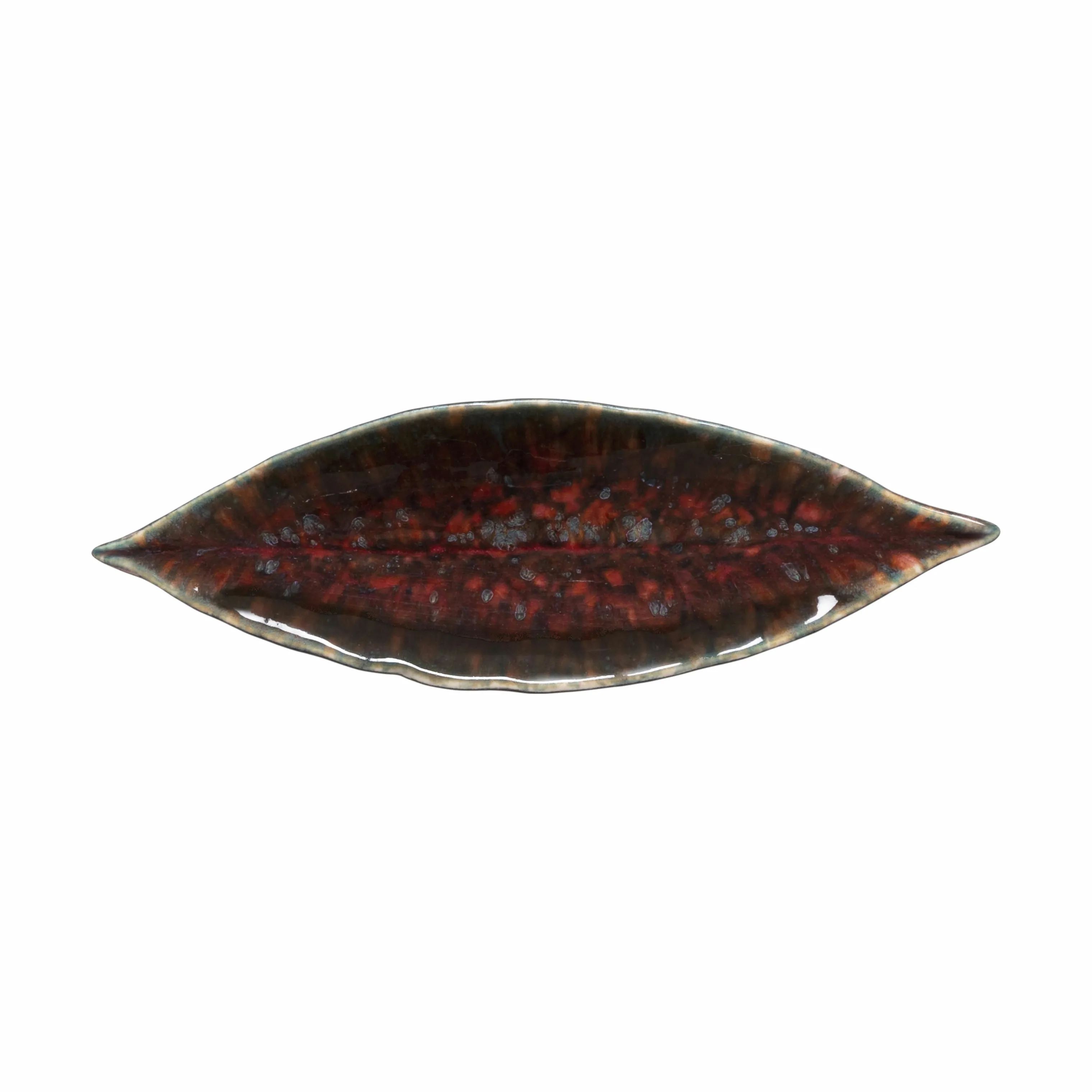 Costa Nova Serveringsskåle Riviera Skål i granatæblerød/sort, B5,8 x L18 cm, 1