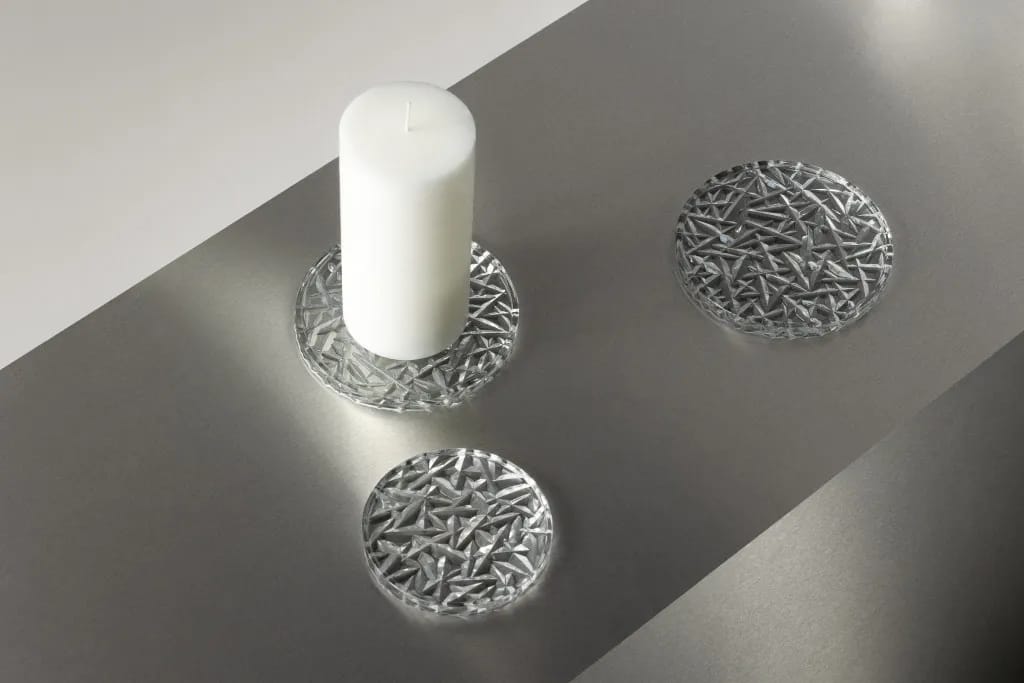 Orrefors Bordskånere Carat Coaster i Klar, 4