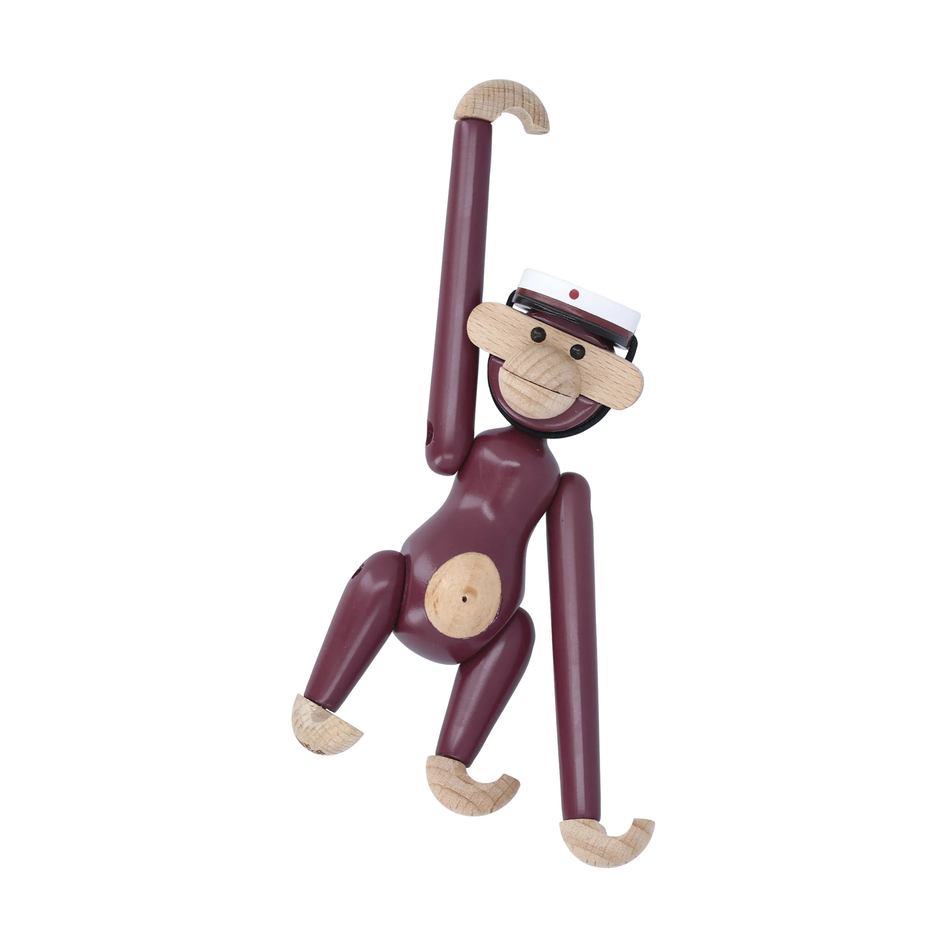 Kay Bojesen Øvrige figurer Monkey Abe m. studenterhue - Mini i Rød, 3