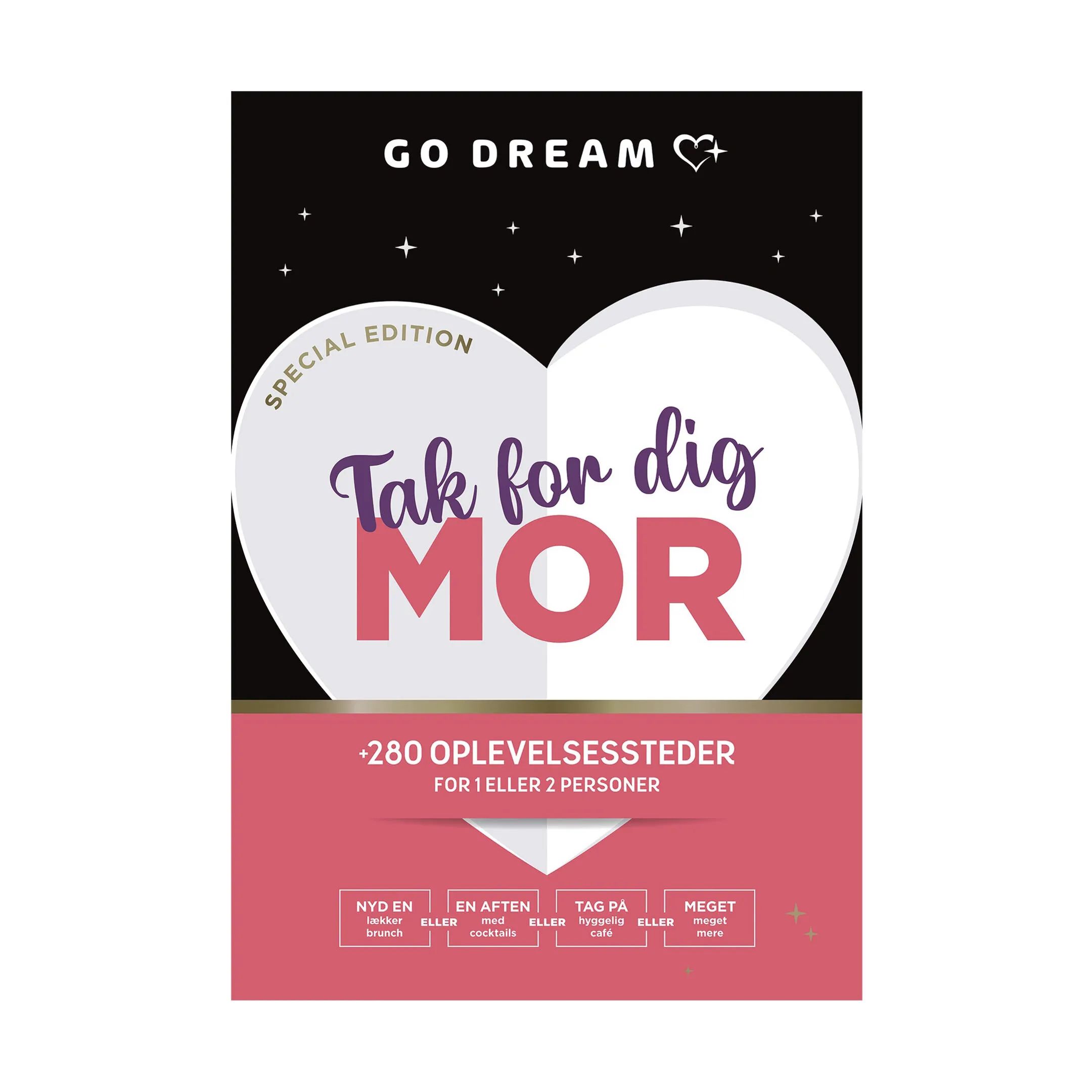 GO DREAM Oplevelsesgavekort Gavekort - Tak for dig mor i Tak for dig mor, 1