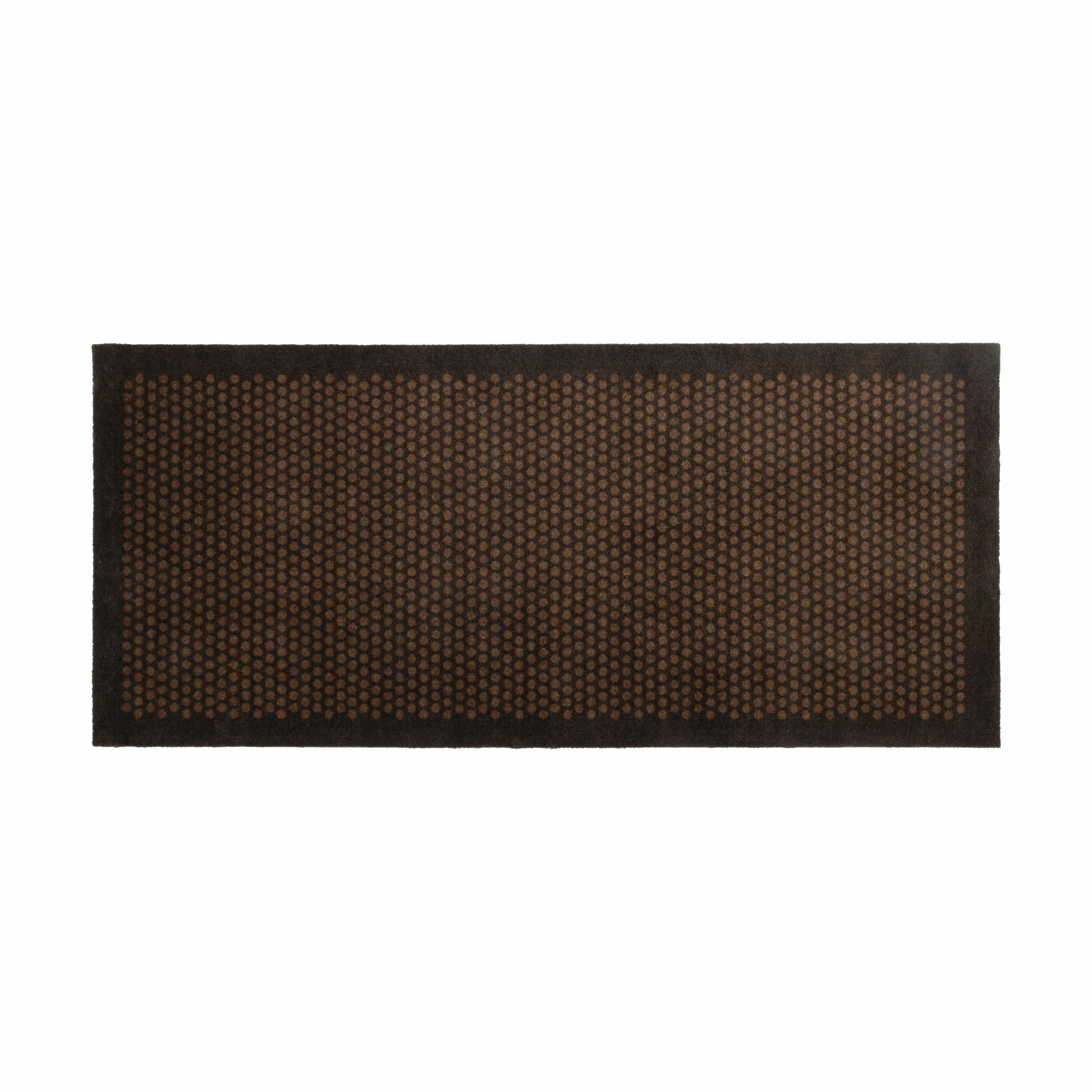 Tica Copenhagen Gulvtæpper Dot Gulvtæppe i brun/cognac, B90 x L200 cm, 1