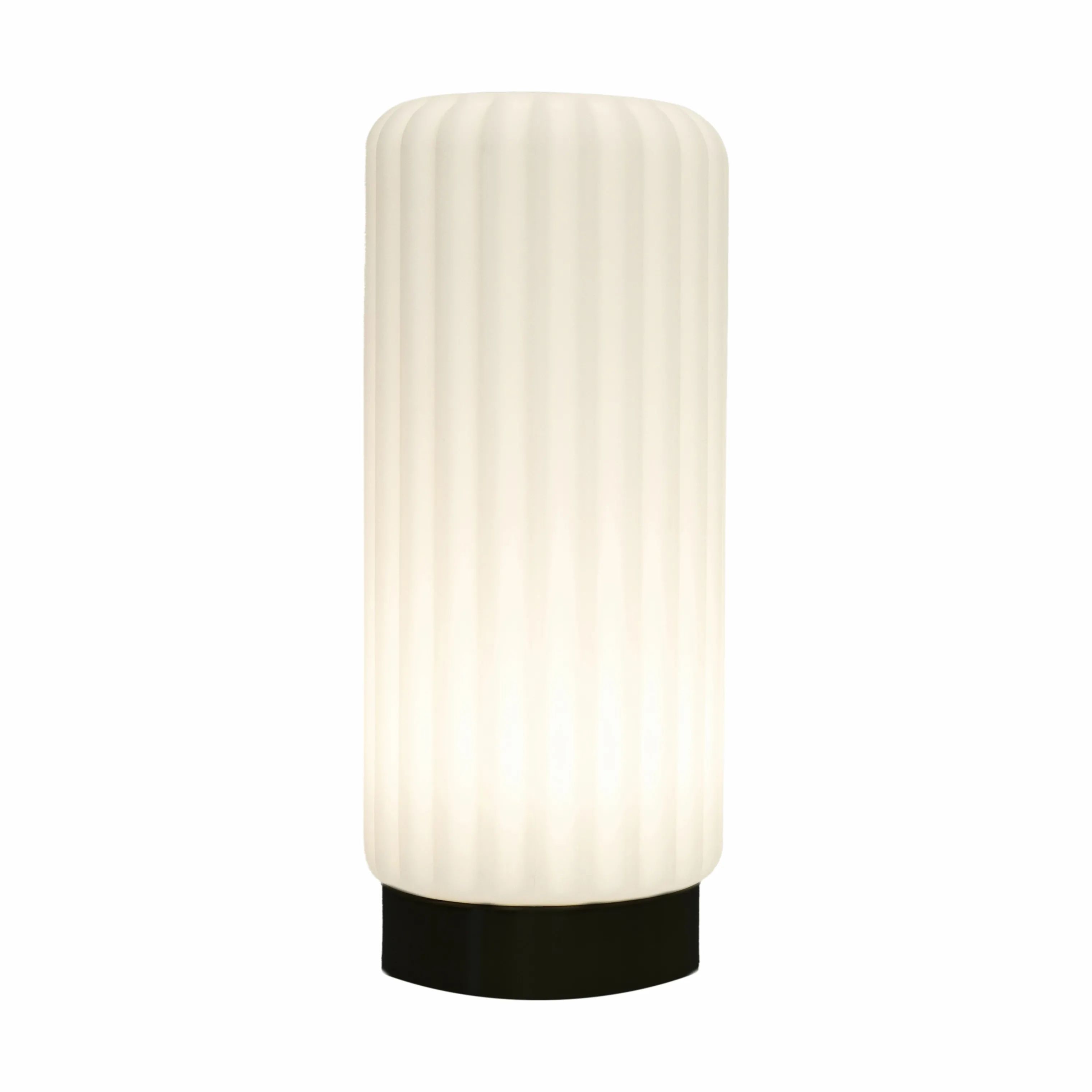 Atelier Pierre since 1968 Bordlamper Dentelles Bordlampe i hvid/sort, 29 cm, 1