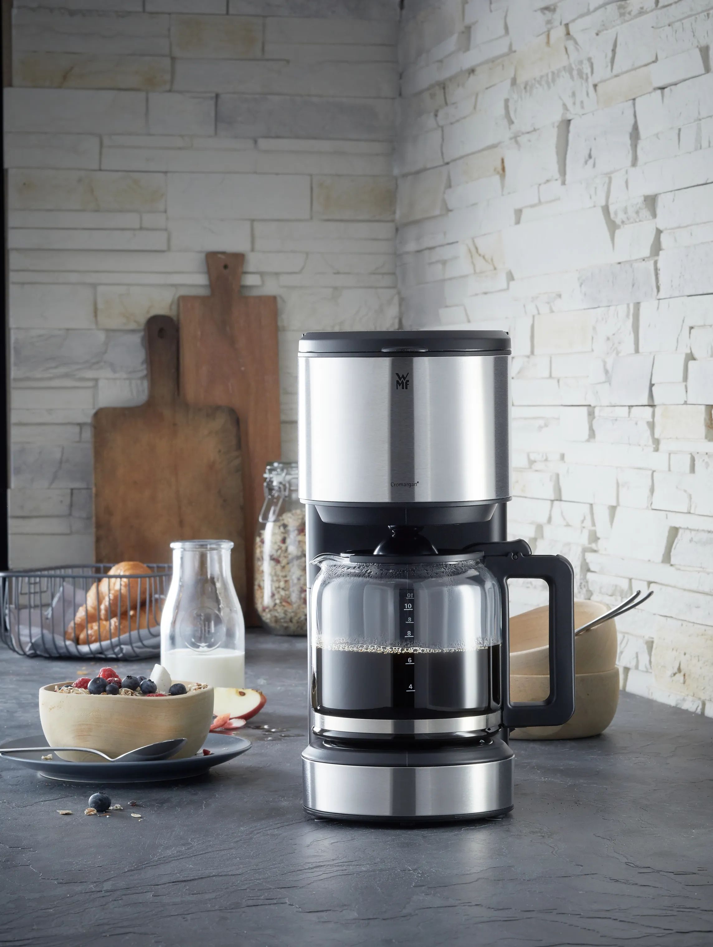 WMF Kaffemaskiner Stelio Kaffemaskine i Sølvfarvet, 2