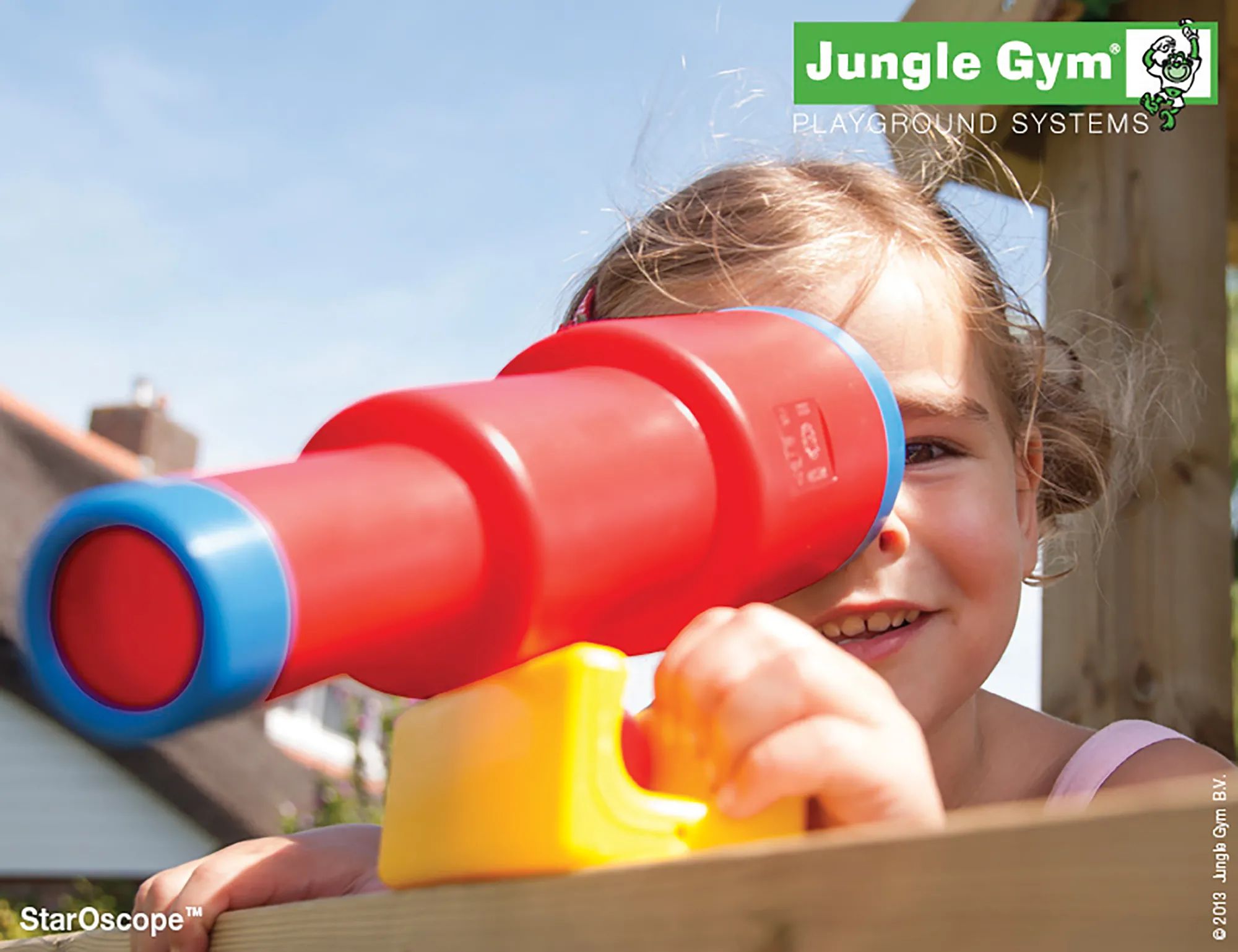 Jungle Gym Legetårne Stjernekiggert i Rød, 2