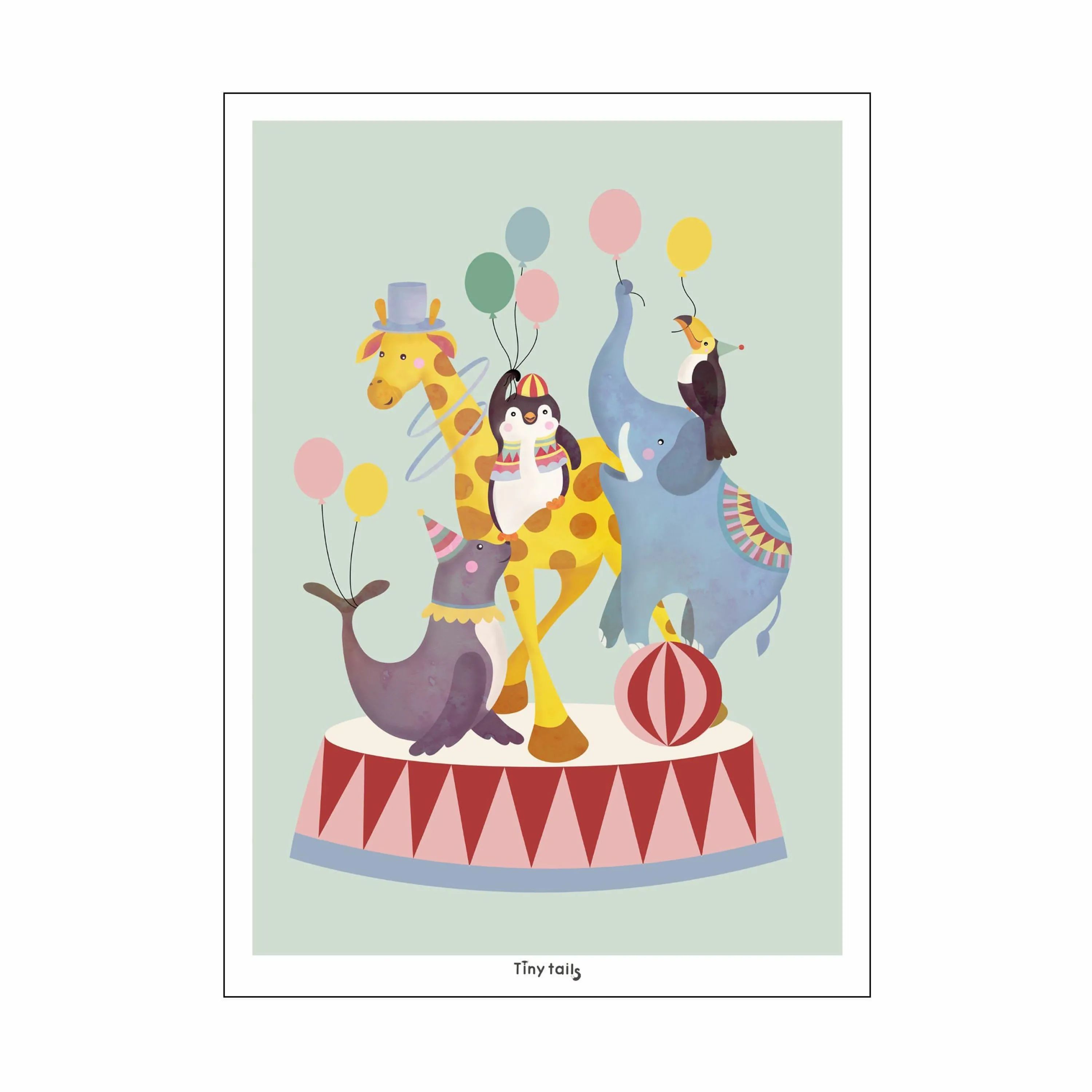 Poster&Frame Plakater Plakat - Circus i B50 x L70 cm, 1