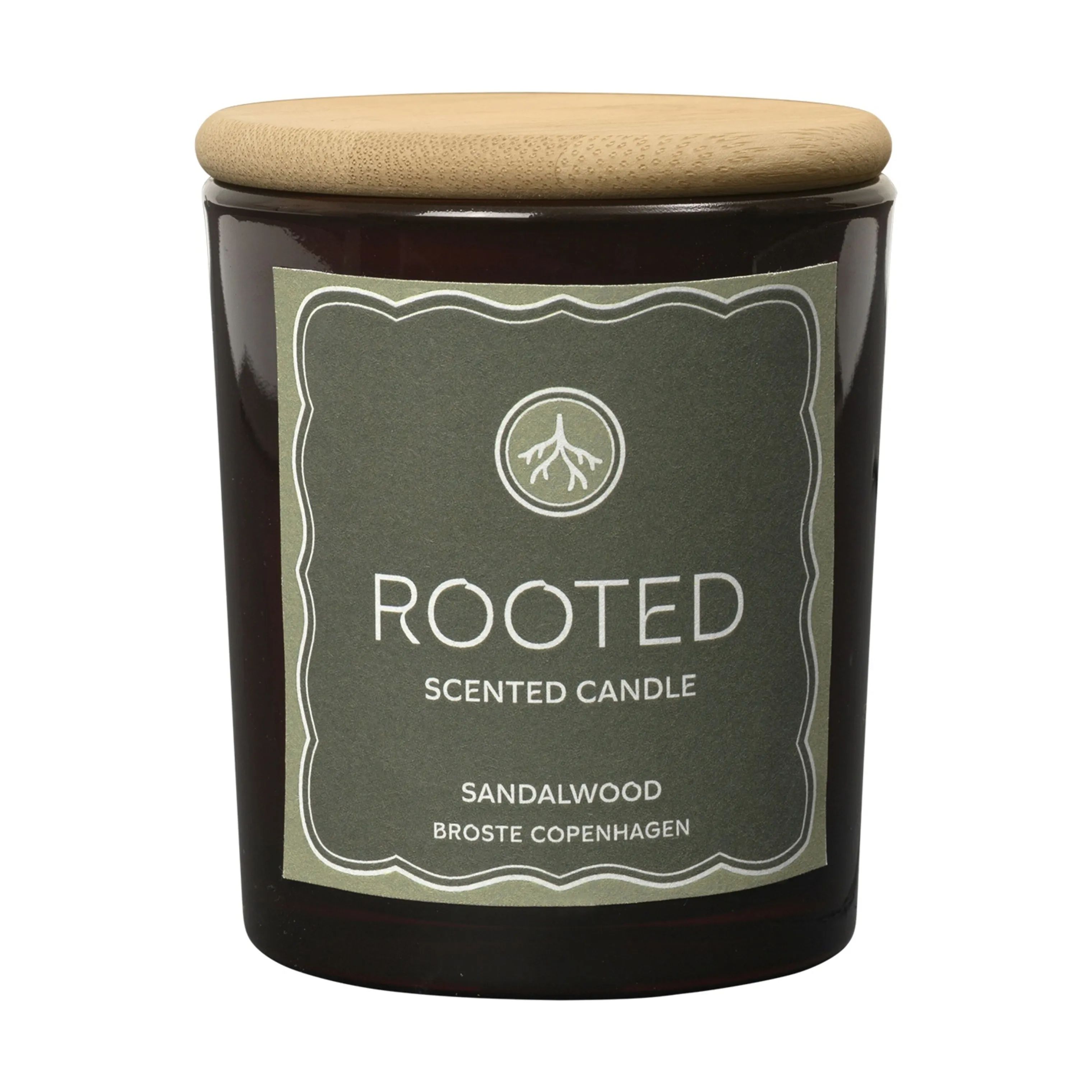 Broste Copenhagen Bloklys Pure Duftlys i rooted, 1