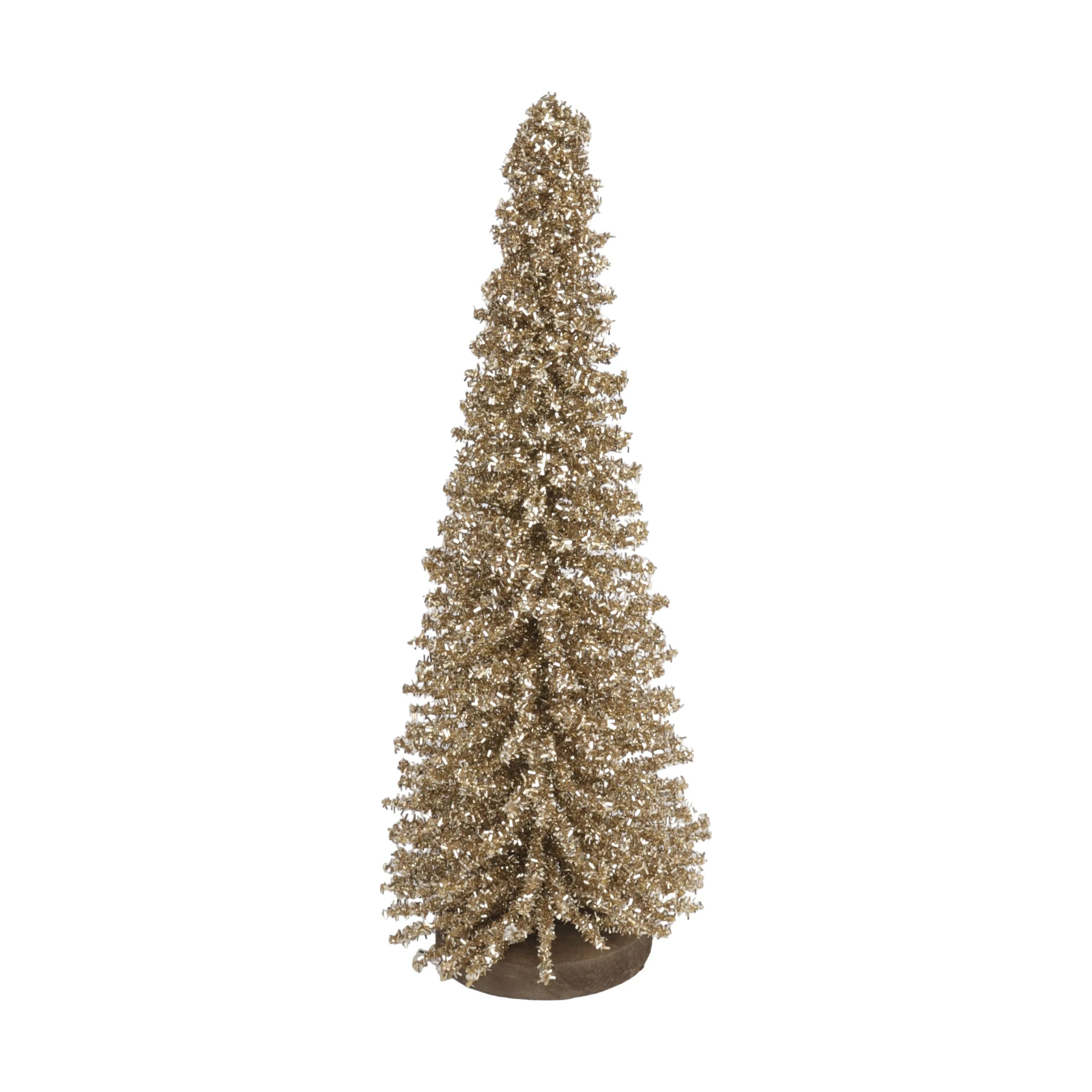 Casa Christmas Øvrigt julepynt Glittertræ i Guldfarvet, 39 cm, 1