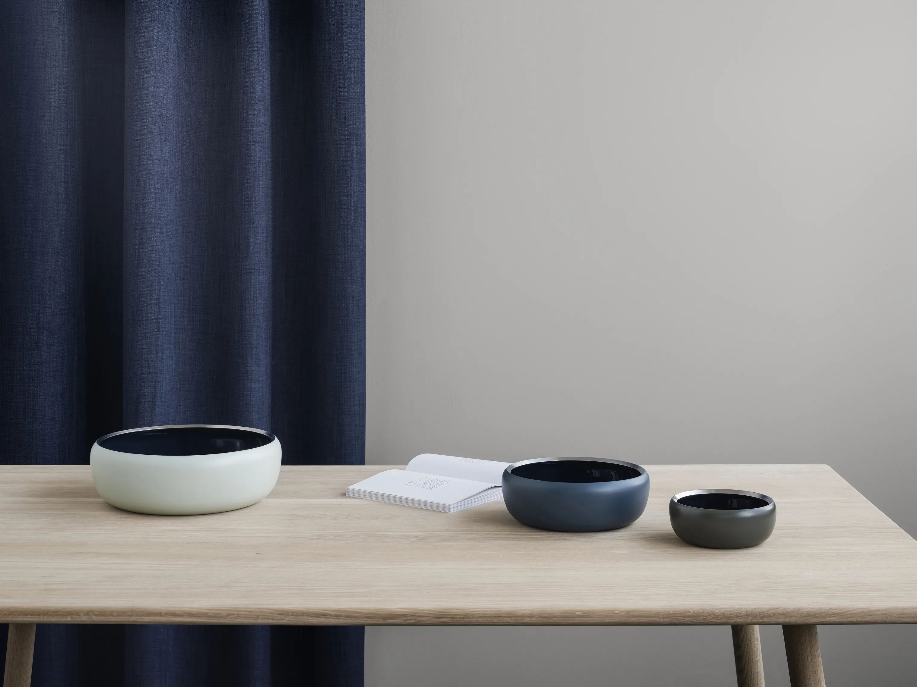 Stelton Serveringsskåle Nordic Ora Skål i Midnight blue, 22 cm, 2