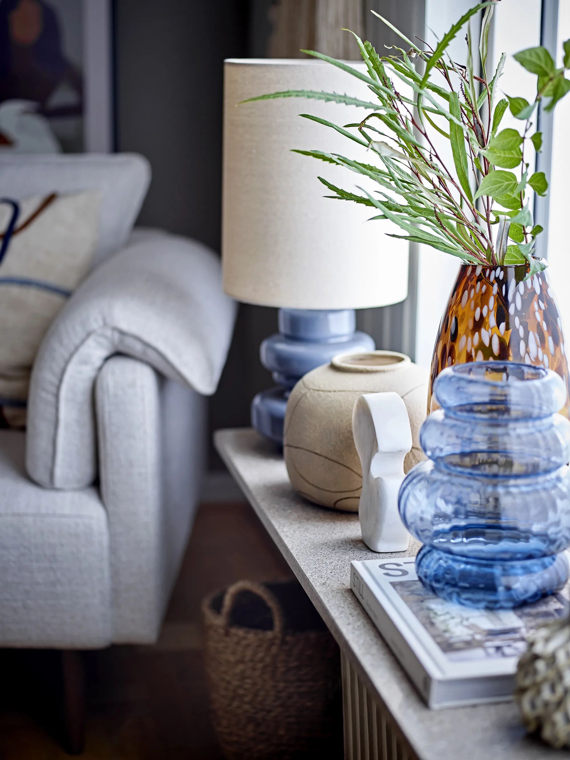 Bloomingville Vaser Bing Vase i Blå, 2